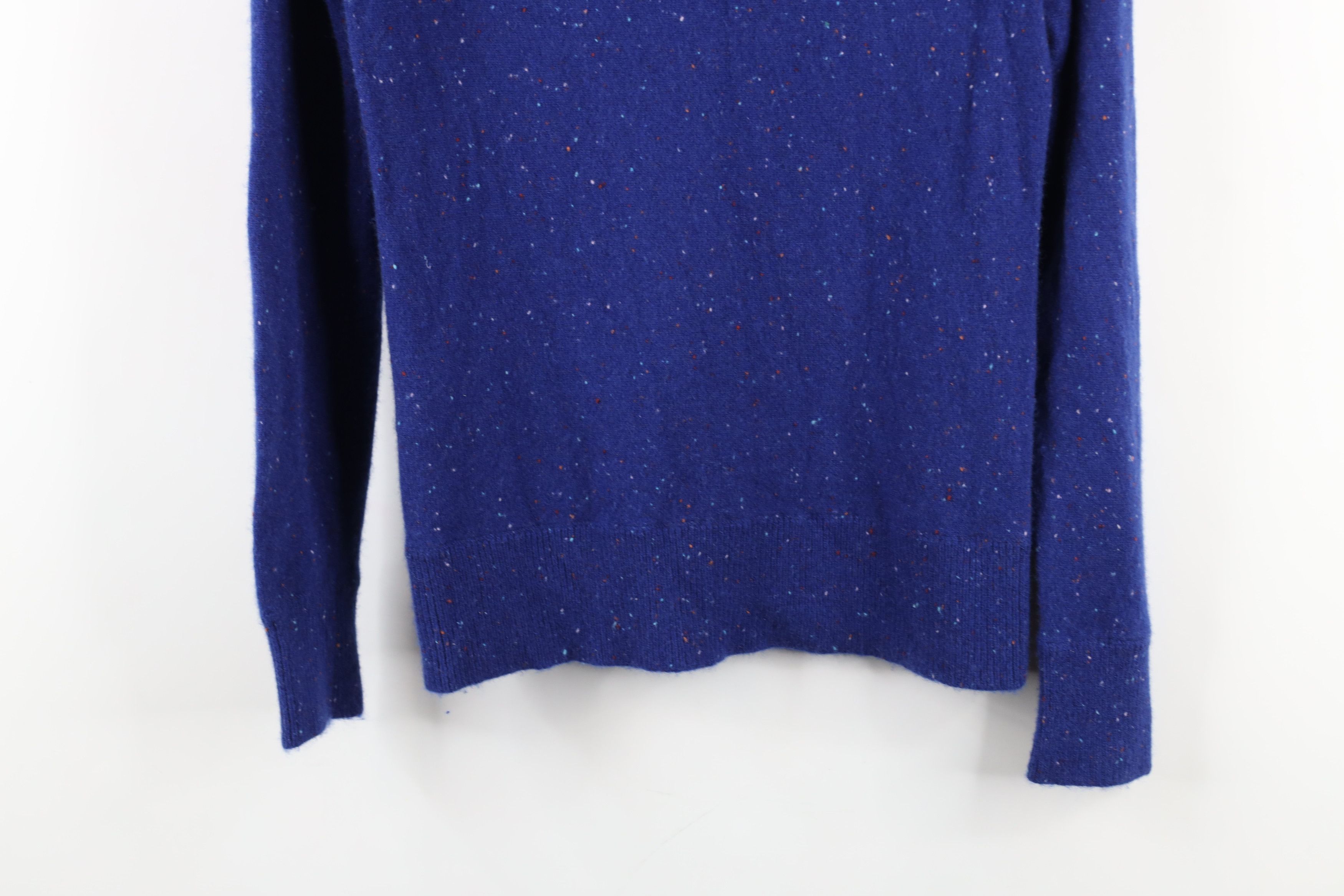 Lands' End × Vintage Vintage Lands End Rainbow Cashmere Knit Turtleneck Sweater Size XS / US 0-2 / IT 36-38 - 10 Thumbnail
