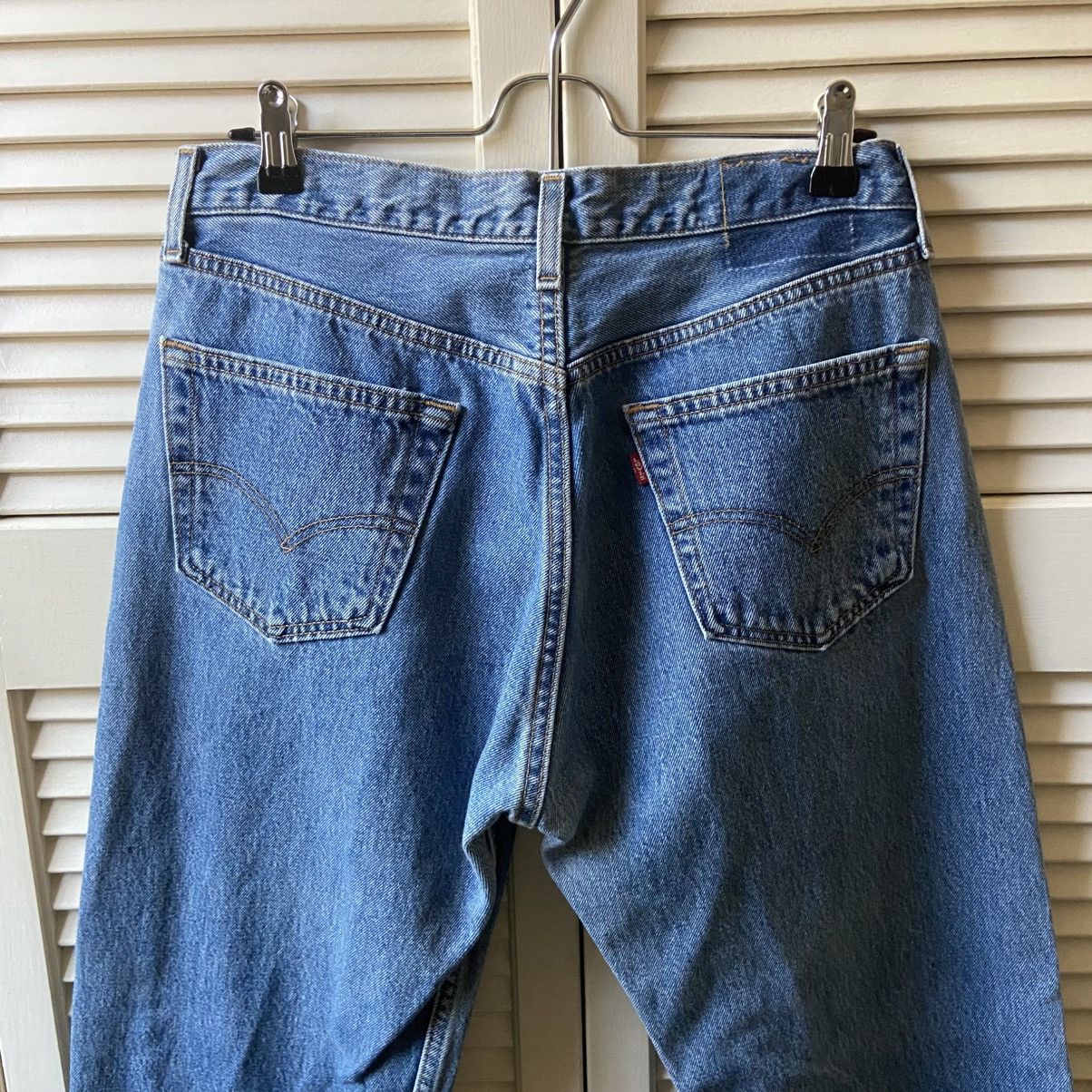 Levi's × Vintage Vintage Levi’s 501 Made in USA Blue Light Denim Jeans Pant Size US 31 - 8 Thumbnail