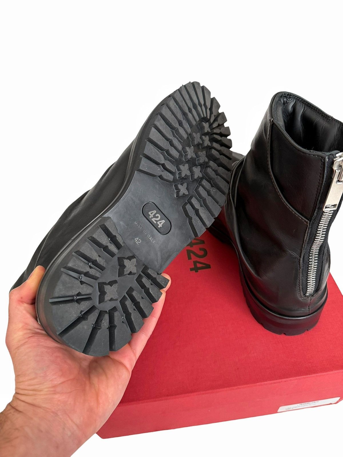 424 2026 Rub Off Leather Marathon Boot Size US 9 / EU 42 - 4 Thumbnail