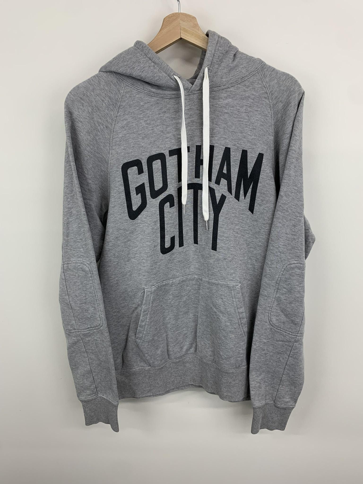 image of Number N Ine Number (N)Ine Gotham City Hoodie in Grey, Men's (Size Medium)