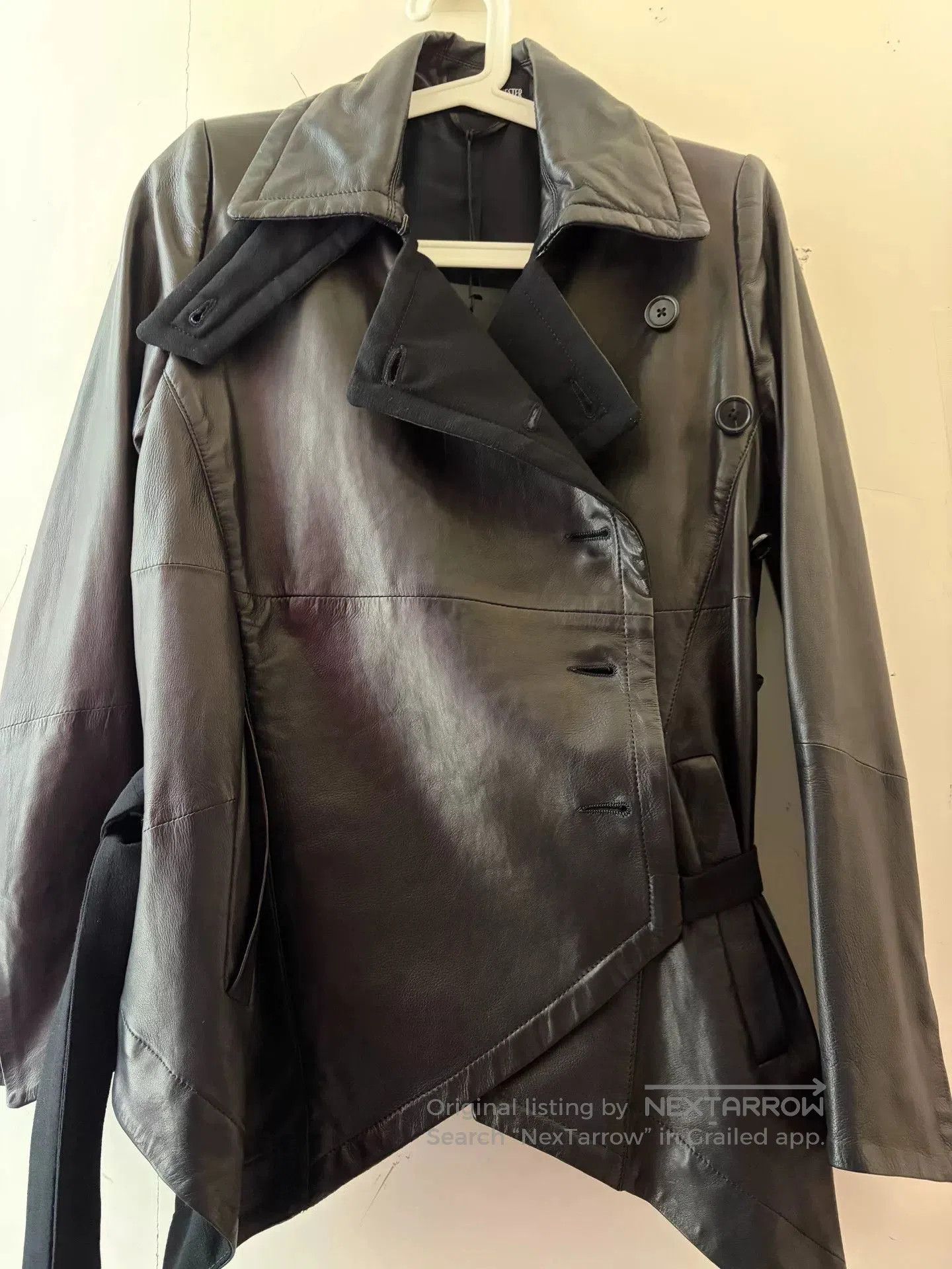 Ann Demeulemeester Ann Demeulemeester Napoleon Leather Jacket. Size XXS / US 00 / IT 34 - 6 Thumbnail