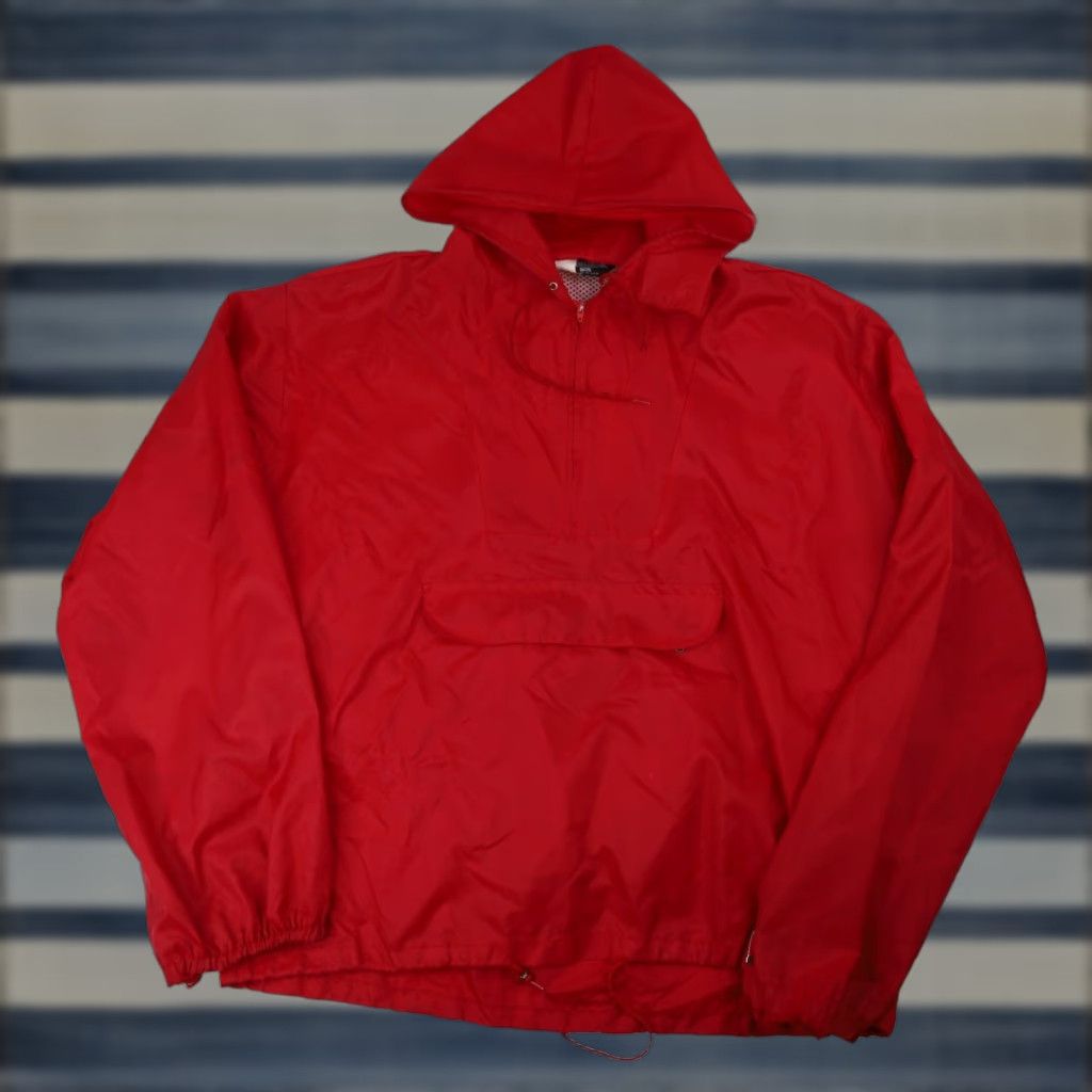 Vintage VINTAGE Hiawatha Track Club Windbreaker Jacket Red Mens Large Size US L / EU 52-54 / 3 - 1 Thumbnail