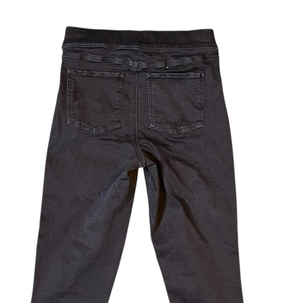 Domenico Spano SPANX Black Distressed Skinny Jeans Size 28" / US 6 / IT 42 - 9 Thumbnail
