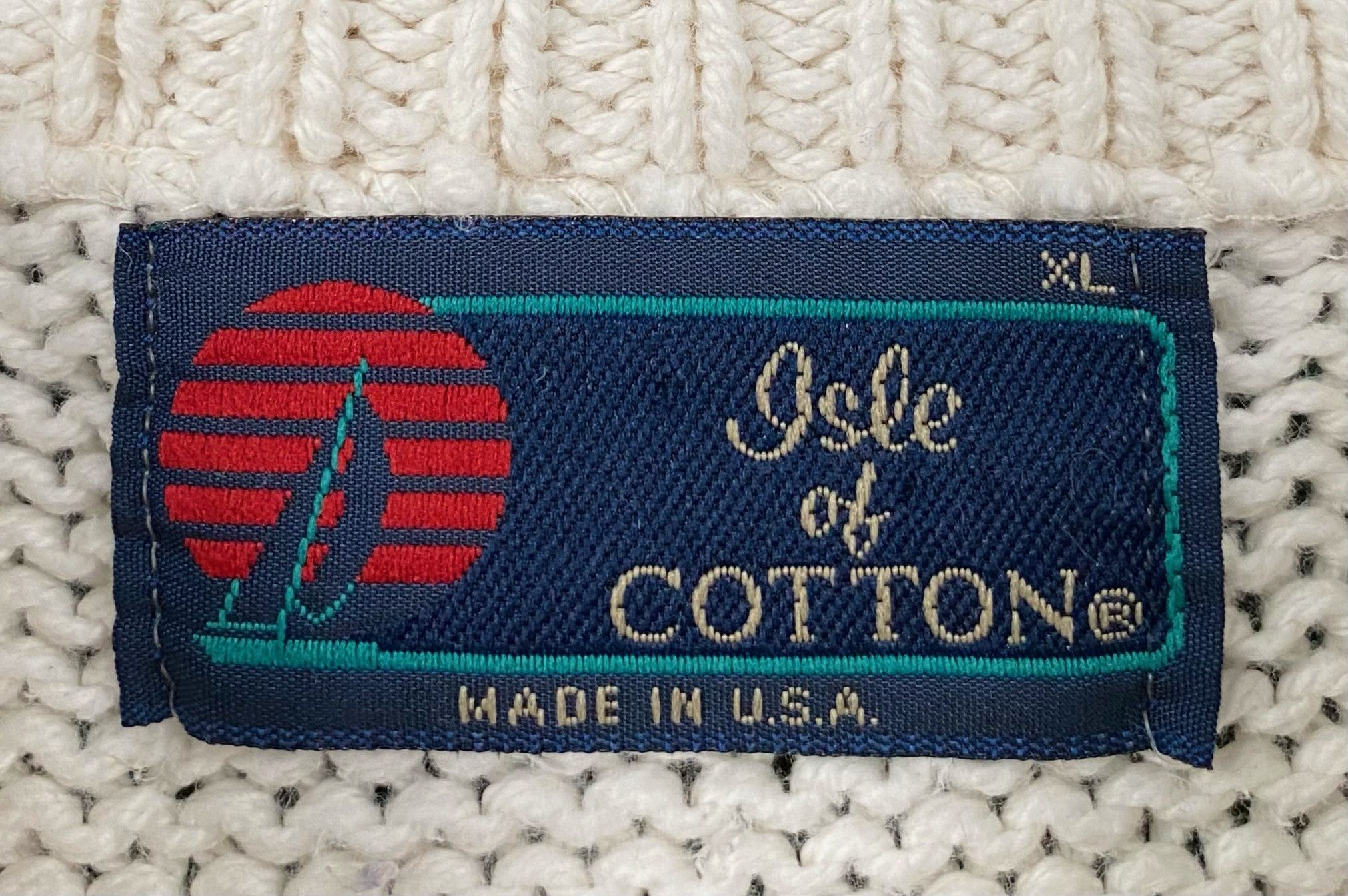 Vintage 90’s Isle Of Cotton Fair Isle Cotton Sweater Men’s Large Size US L / EU 52-54 / 3 - 3 Thumbnail