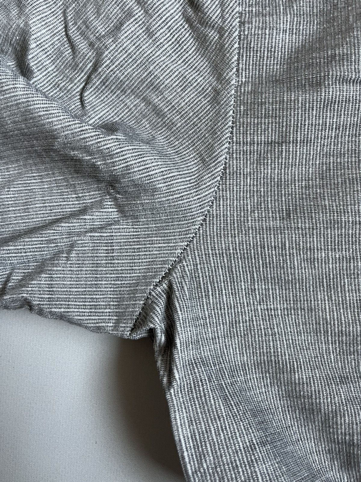 Dries Van Noten Hannes Roether Men Grey Corduroy Avant Garde Button Up Shirt Size US L / EU 52-54 / 3 - 14 Thumbnail