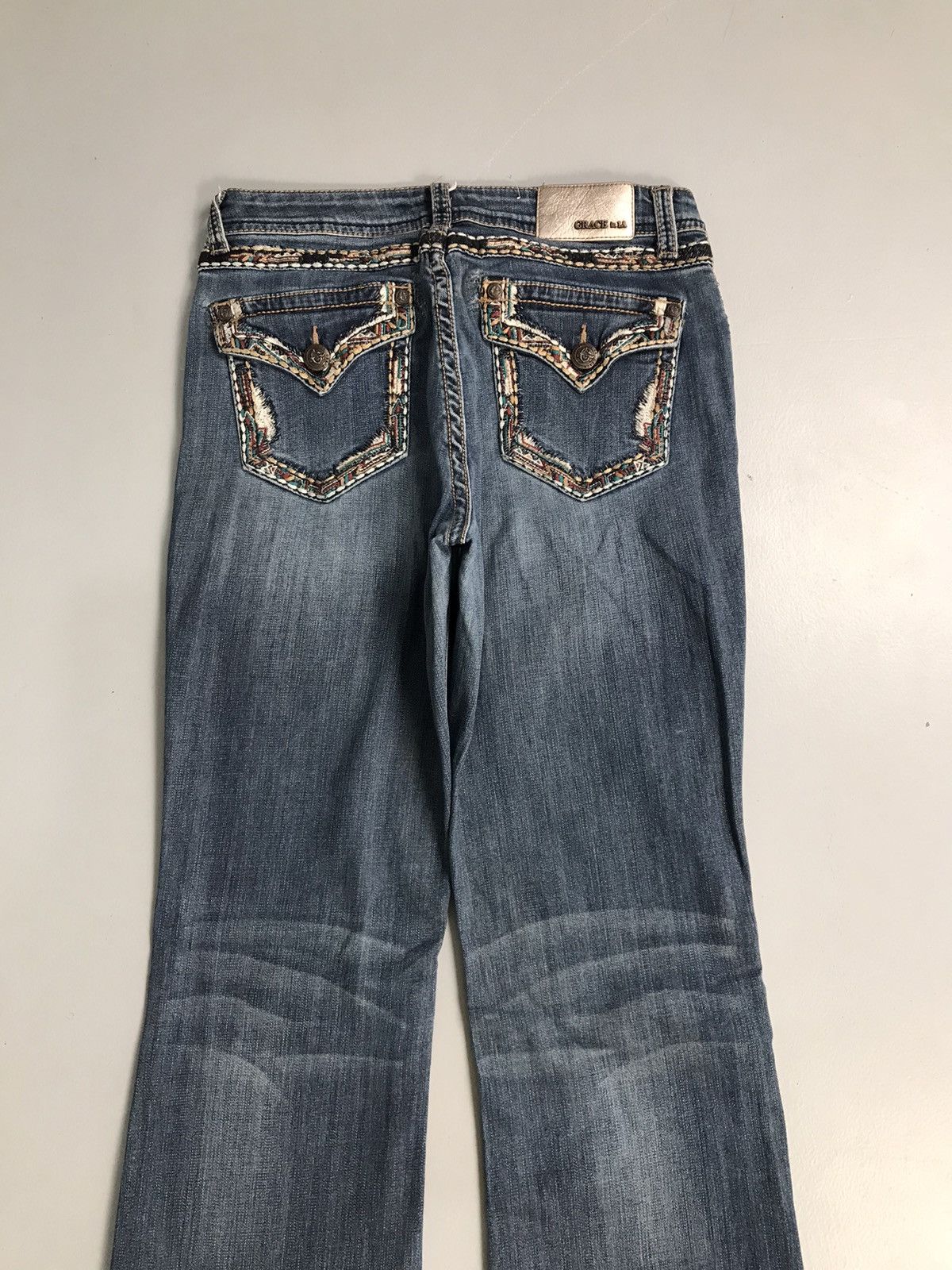 Grace in LA Vintage grace in LA embroidered denim Size 32" / US 10 / IT 46 - 10 Thumbnail