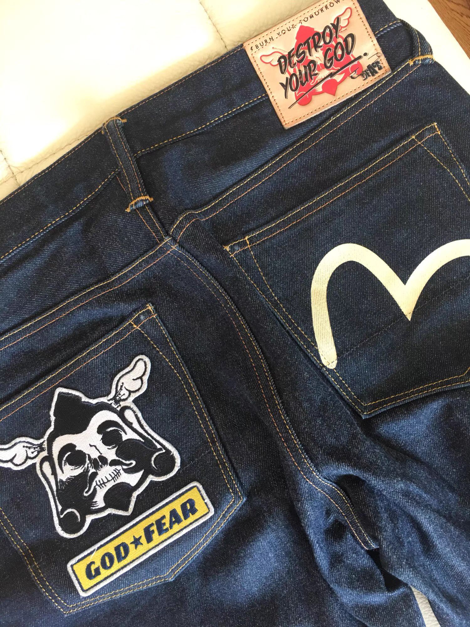 Evisu EVISU Limited Edition Jeans K17 Size US 33 - 3 Thumbnail