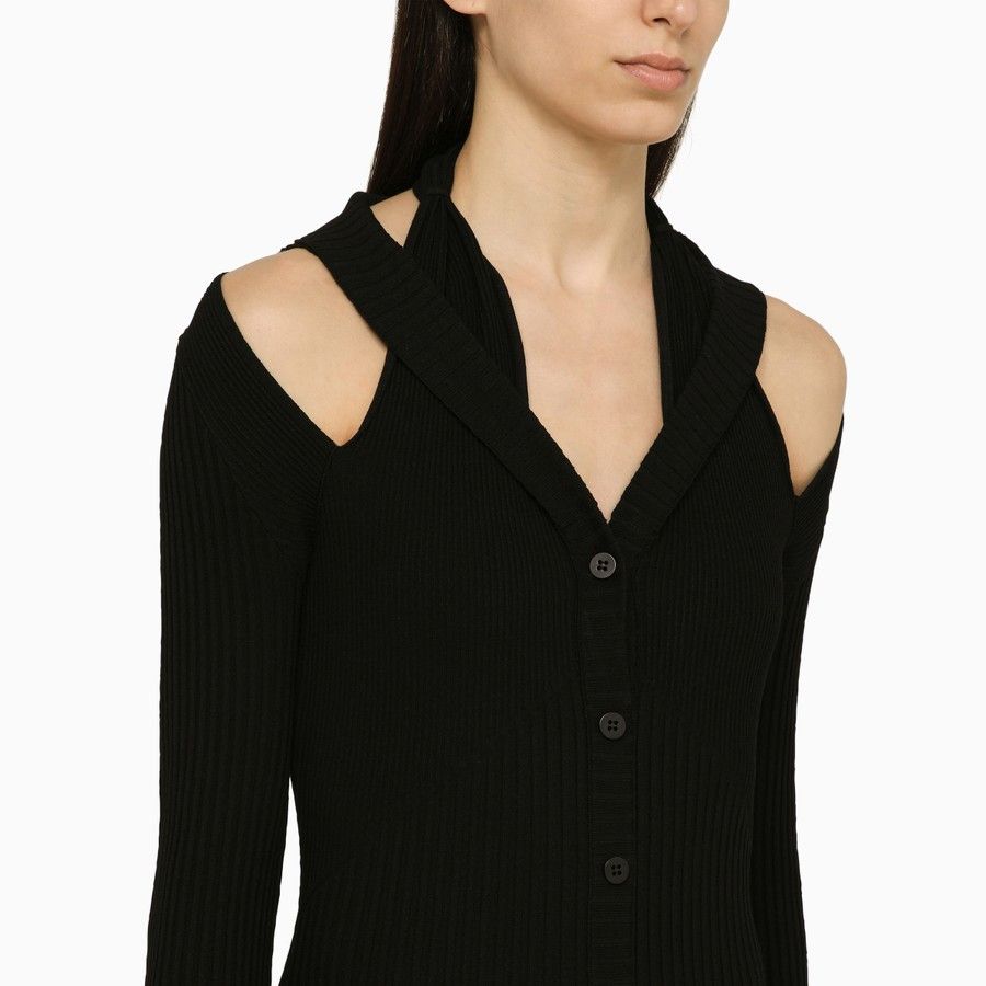 Andreadamo o1d2blof0724 Mini Dress in Black Size M / US 6-8 / IT 42-44 - 4 Thumbnail