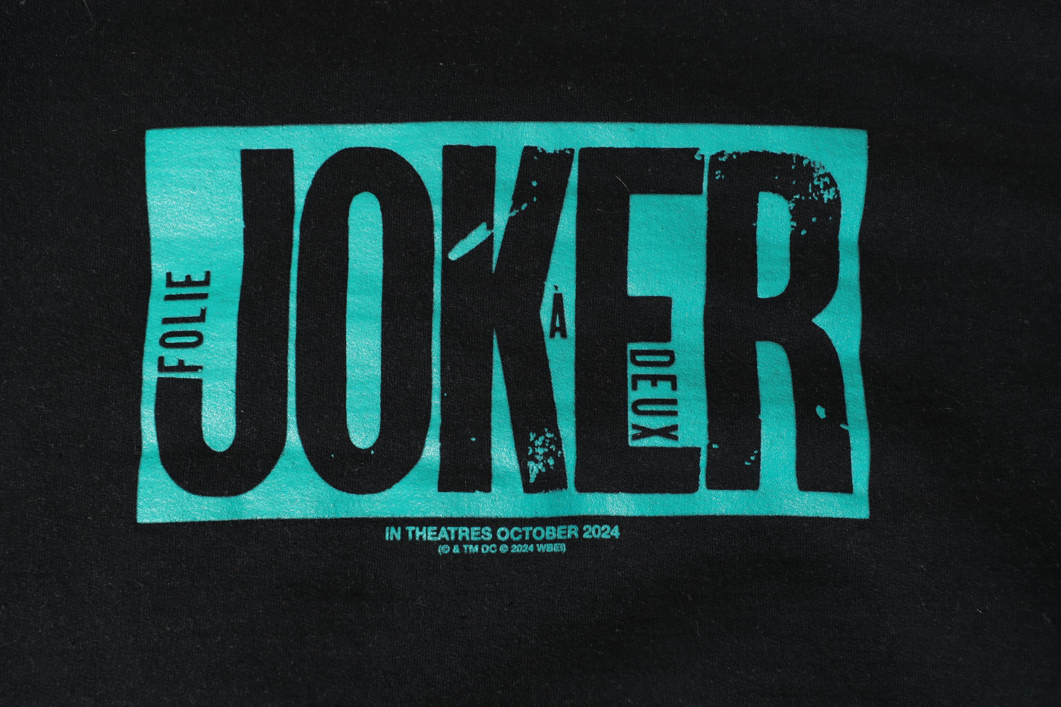 DC Comics Joker Foile A Deux 2024 Promo Sweatshirt (M) Size US M / EU 48-50 / 2 - 4 Thumbnail