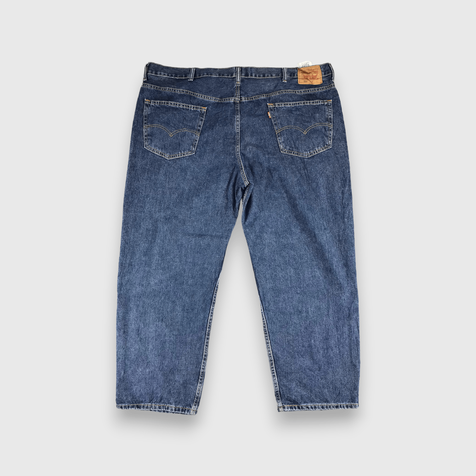 Levi's W48 Vintage Levis 550 Jeans Blue Wash Denim -J534 Size US 44 / EU 60 - 2 Thumbnail
