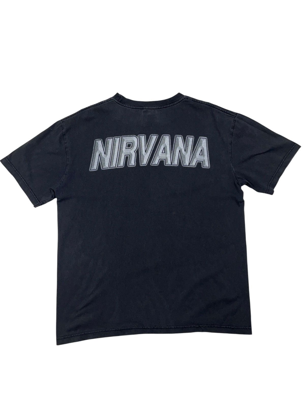 Nirvana Vintage 00s Nirvana Kurt Cobain Weed T-shirt Sun Faded Rare Size US L / EU 52-54 / 3 - 2 Thumbnail