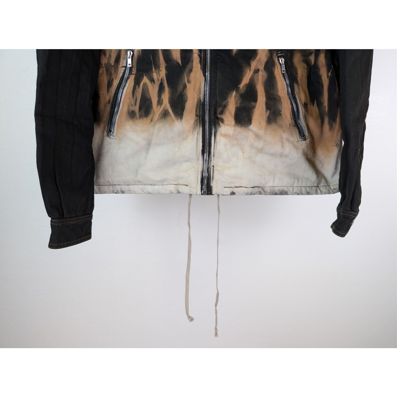 Rick Owens Drkshdw o1rshd1 Zip Front Jacket in Black/Terra Size US L / EU 52-54 / 3 - 3 Thumbnail