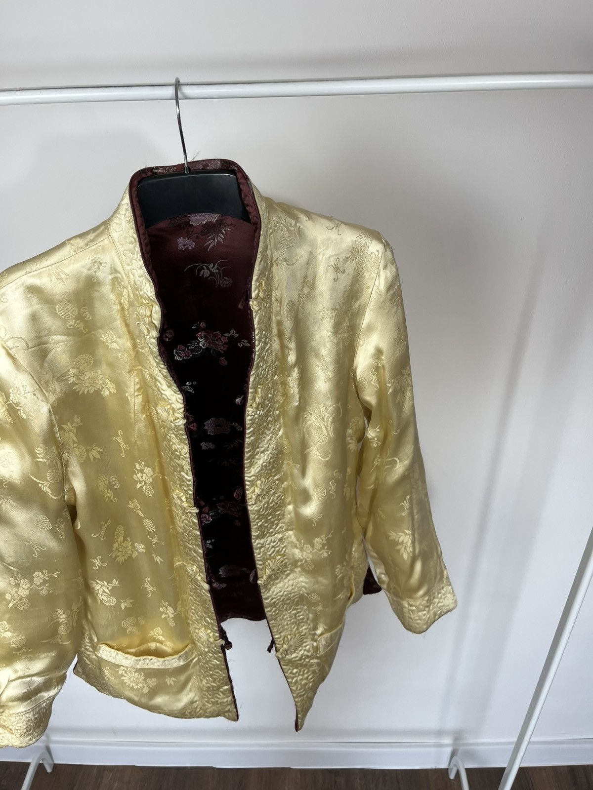 Shanghai Tang Vintage Chinese Silk Jacket Shanghai Floral Traditional S Size S / US 4 / IT 40 - 16 Thumbnail