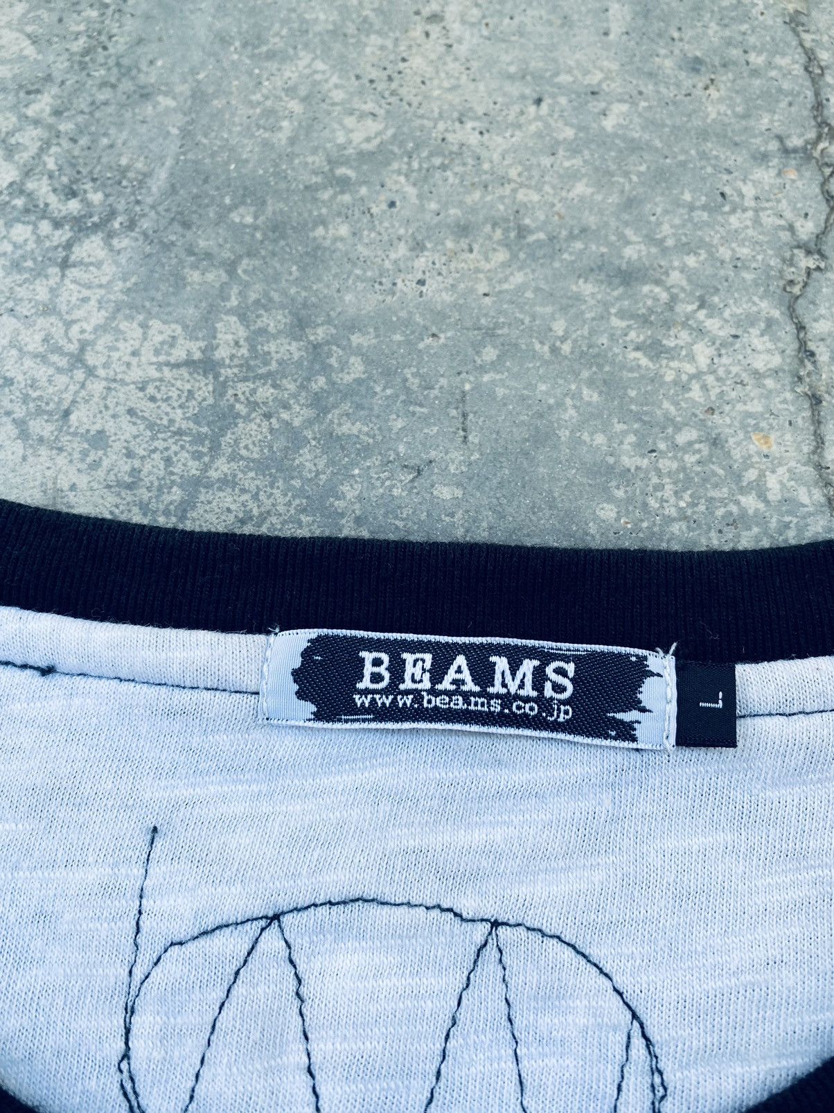 Beams Plus Vintage Beams Japan Skull Center Logo Tees Size US L / EU 52-54 / 3 - 12 Thumbnail