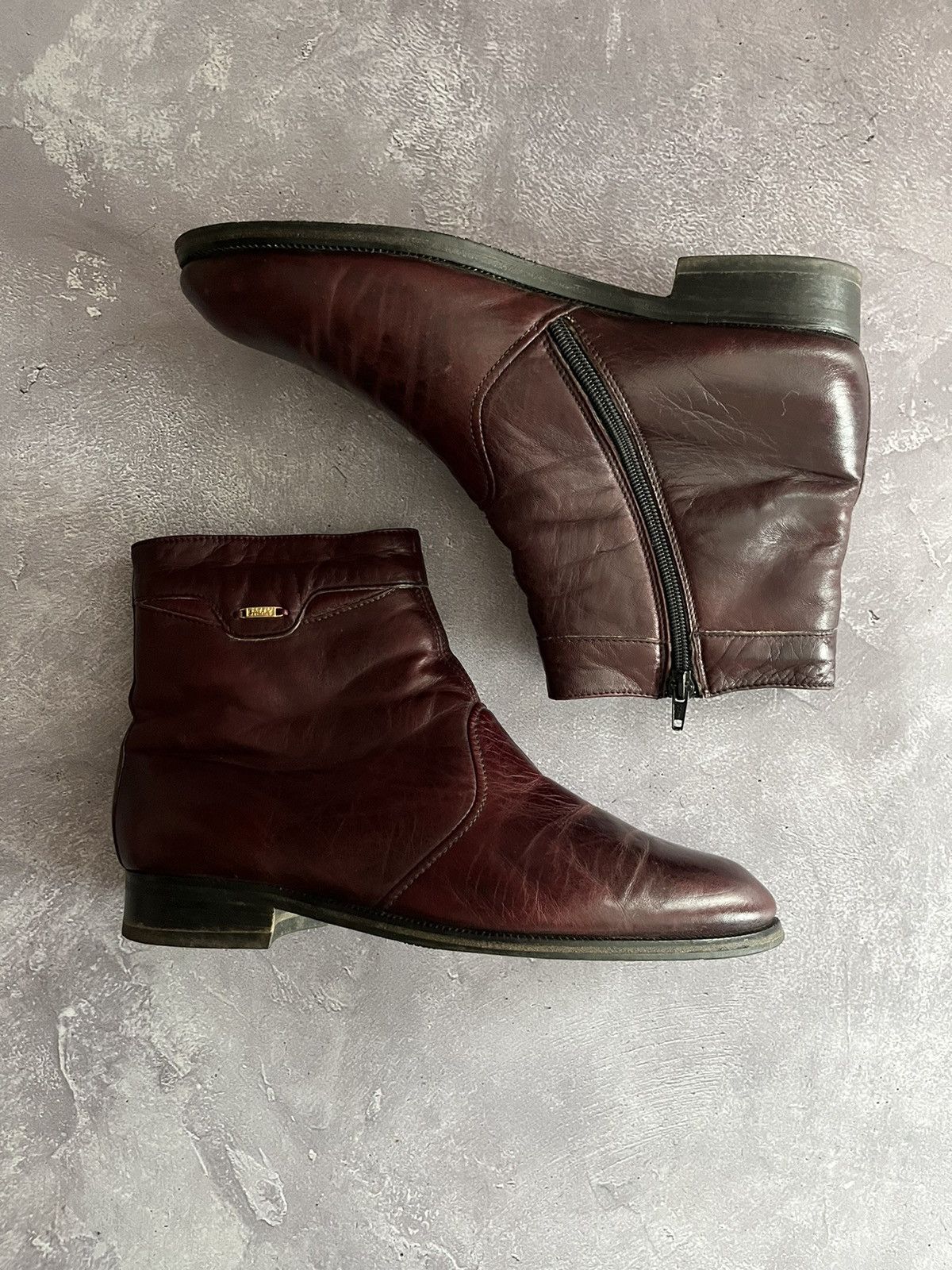 Bally Vintage Bally Lauro 2 Leather Fur Lined Boots Size 43 Size US 10 / EU 43 - 3 Thumbnail