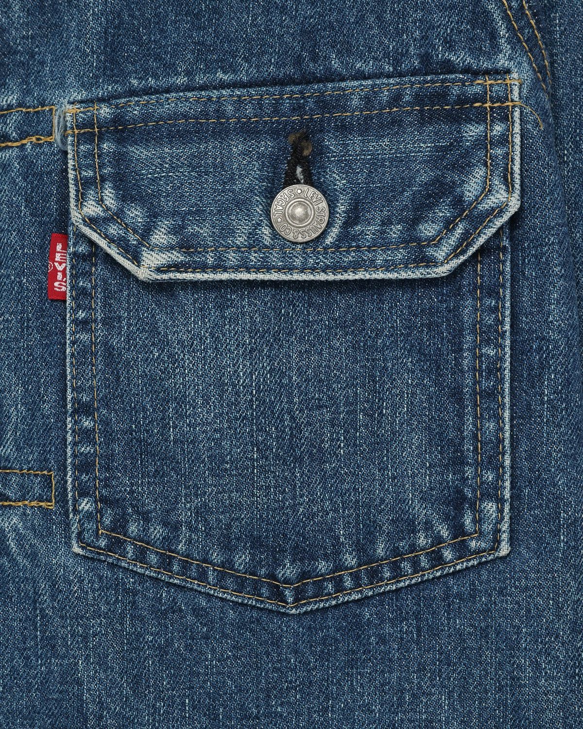Levi's Trashed Levi’s Big E Type II (507) Denim Jacket Size US S / EU 44-46 / 1 - 4 Thumbnail
