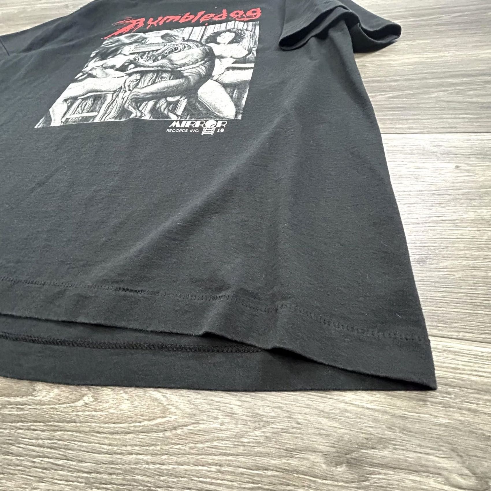 Vintage VINTAGE Rumbledog Shirt Mens XL Black Mirror Records Rock 90s USA Music Shirt Mens XL Black Size US XL / EU 56 / 4 - 6 Thumbnail