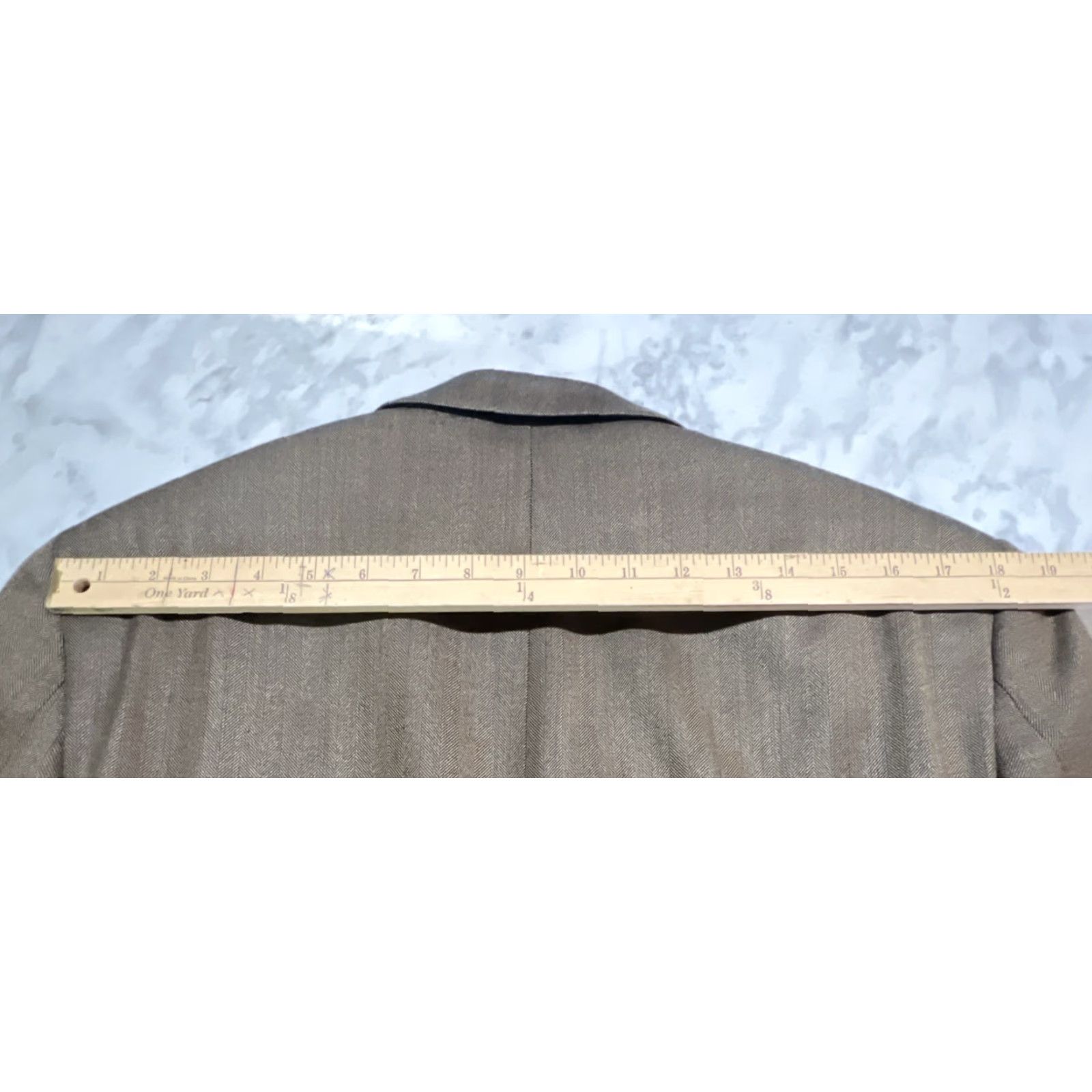 Ralph Lauren Ralph Lauren Sport Coat Blazer Mens 40L Brown Wool Silk Two-Button Sports Size 40L - 7 Thumbnail