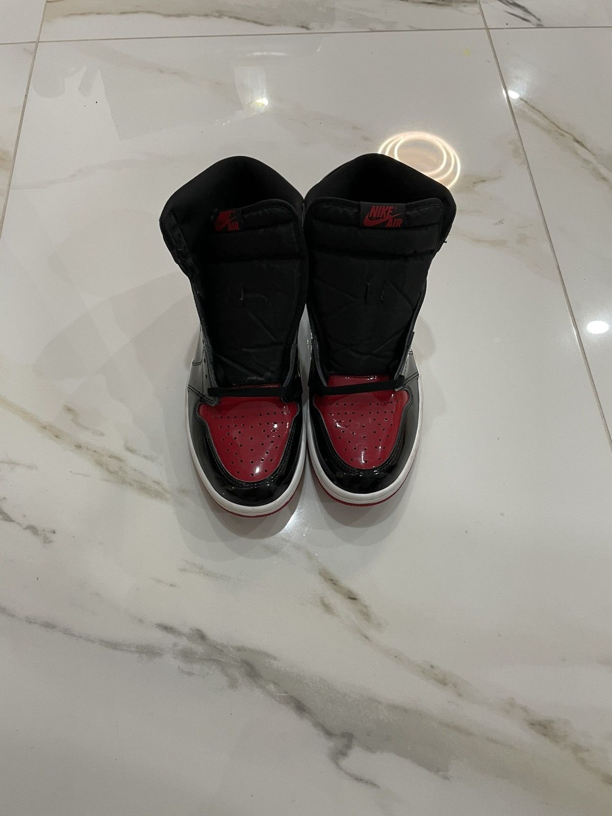 Jordan Brand Jordan 1 Retro High OG Patent Bred Size US 11 / EU 44 - 1 Thumbnail