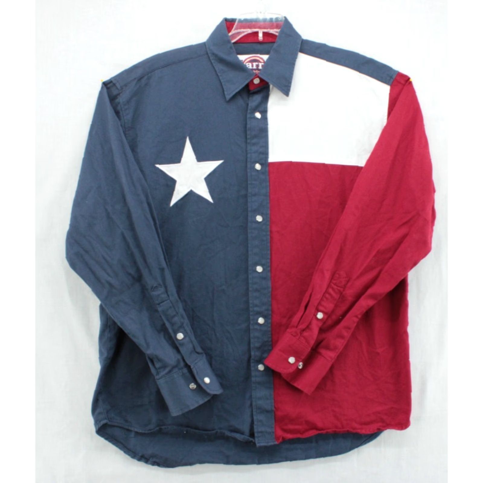 Vintage VINTAGE Larro Pearl Snap Western Shirt Men L Texas Flag Cowboy Long Sleeve Rodeo Size US L / EU 52-54 / 3 - 2 Thumbnail