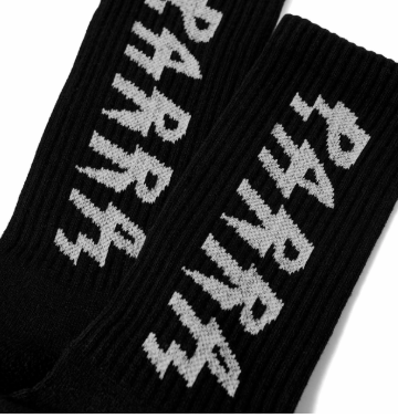 By Parra By Parra Spiked Logo Crew Sock Black Size ONE SIZE - 2 Thumbnail