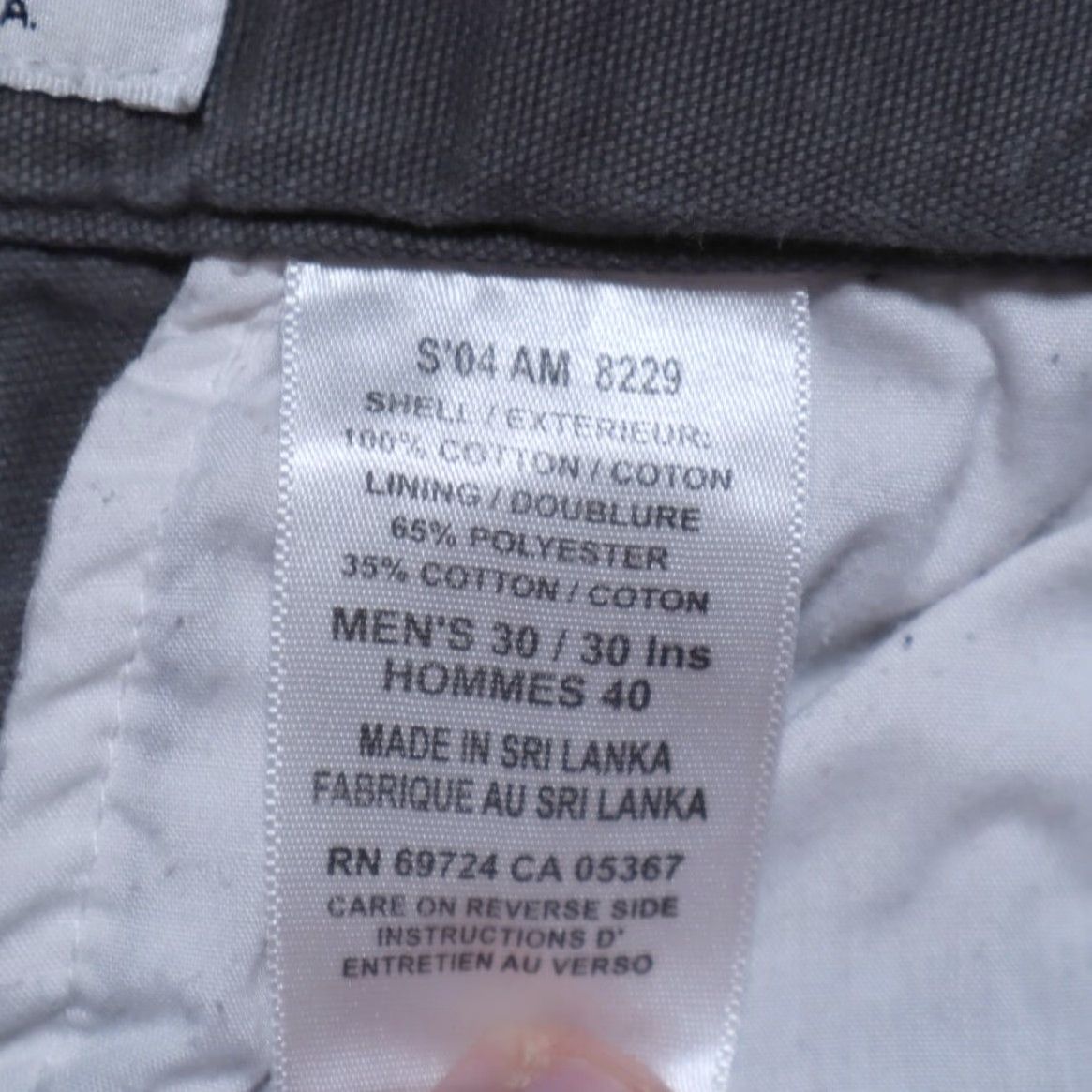 Vintage Columbia Khaki Hiking Cargo Pants Gray Men's 30 Cargo Pants Relaxed Fit Cotton Convert Inseam 30 Size US 30 / EU 46 - 6 Thumbnail