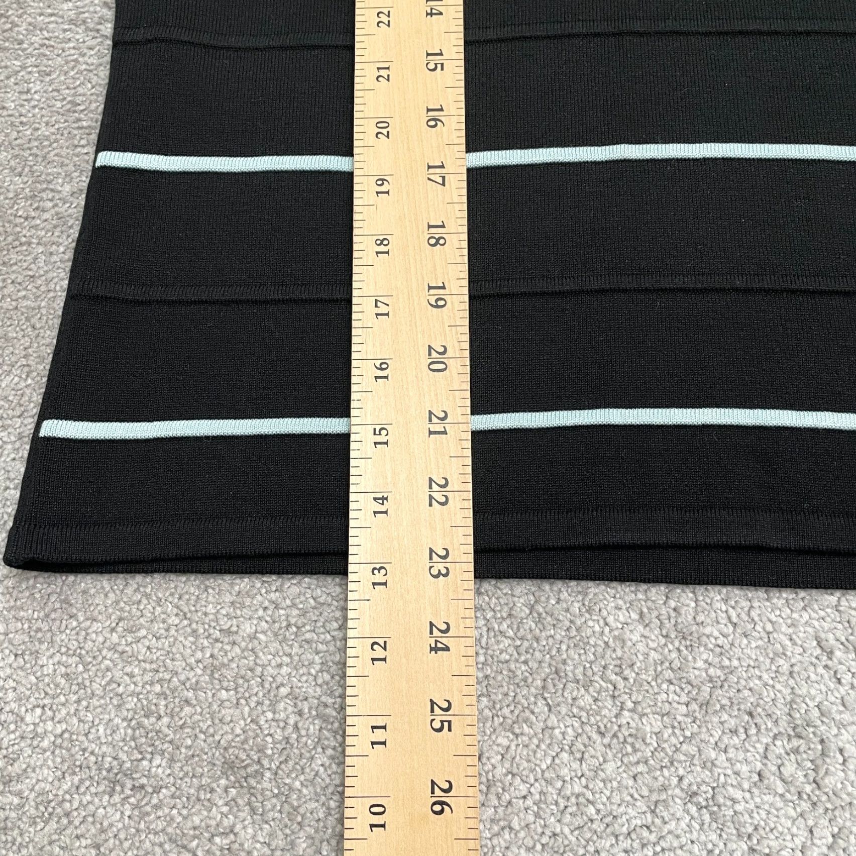 Vintage Tahari Knitted Tank Top Women 12 Black White Striped Silk Blend Tank Sleeveless Shirt Regular Fit Casual Womens Size XL / US 12-14 / IT 48-50 - 7 Thumbnail