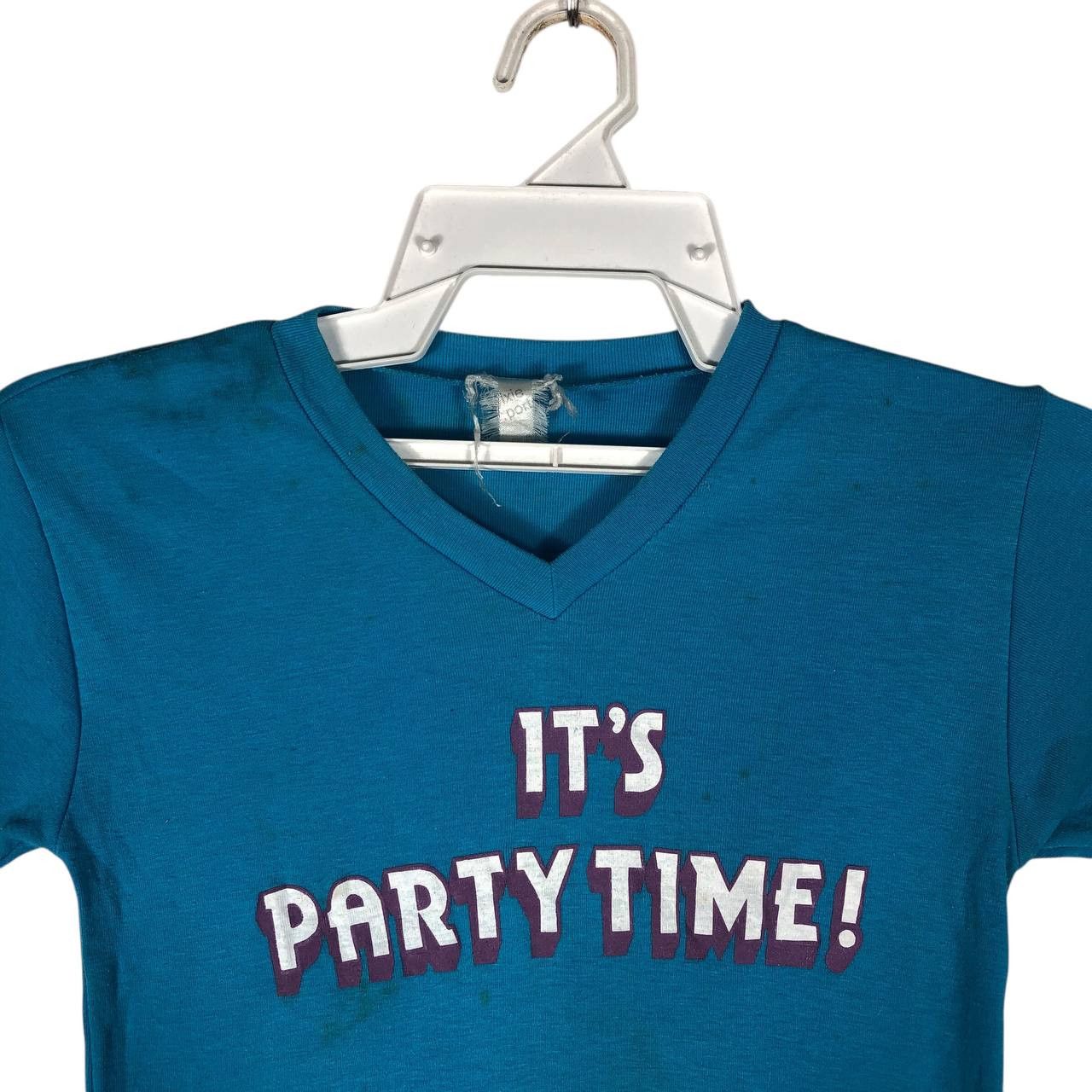 Vintage Vintage 70's It's Party Time! T-Shirt Size US M / EU 48-50 / 2 - 2 Thumbnail