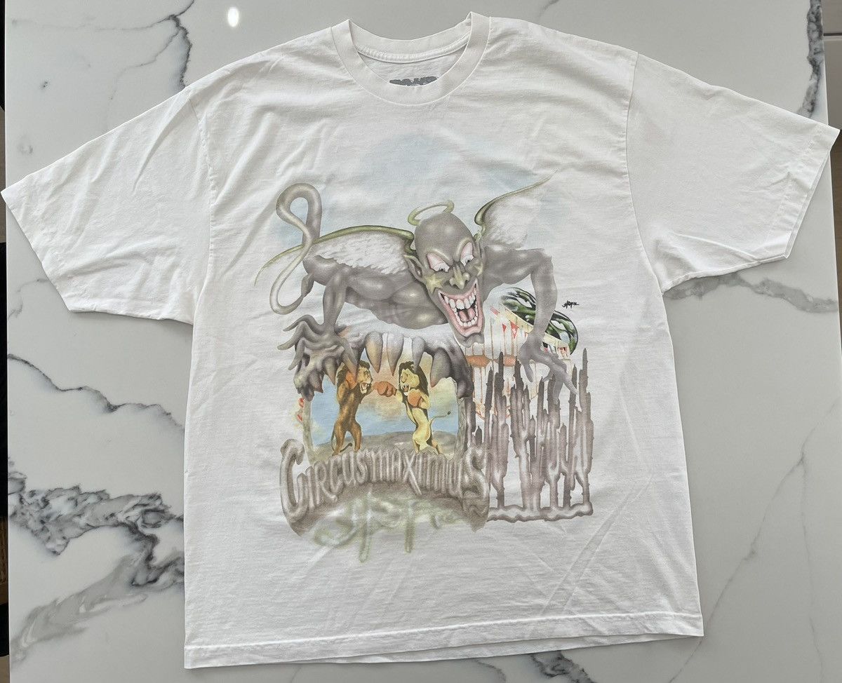 Travis Scott Travis Scott Circus Maximus Euro 2024 Tour Merch Shirt 2XL Size US XXL / EU 58 / 5 - 1 Thumbnail