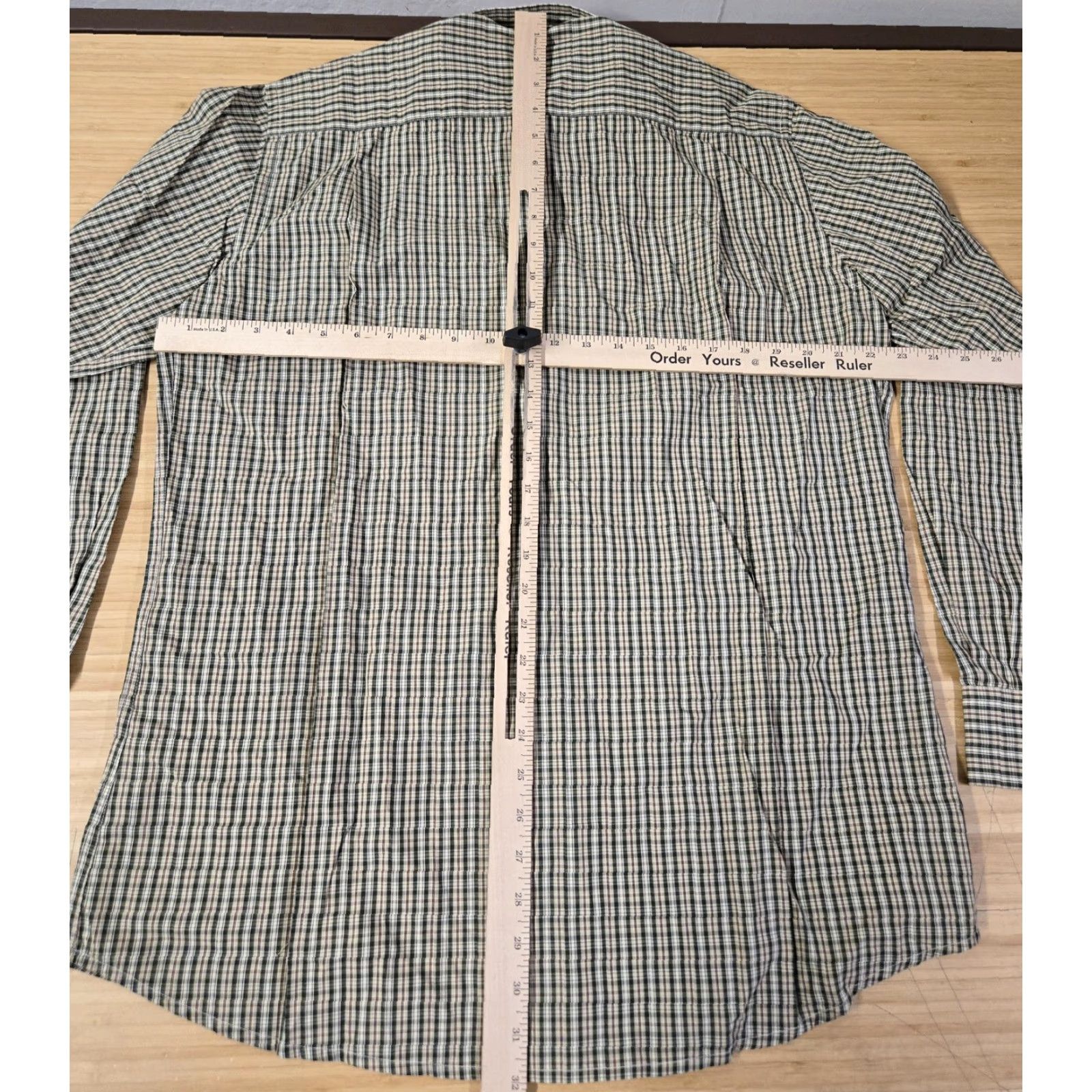 Vintage Beretta Shirt Mens Large Green Plaid Check Button Down Collar Long Sleeve Casual Size US M / EU 48-50 / 2 - 8 Thumbnail