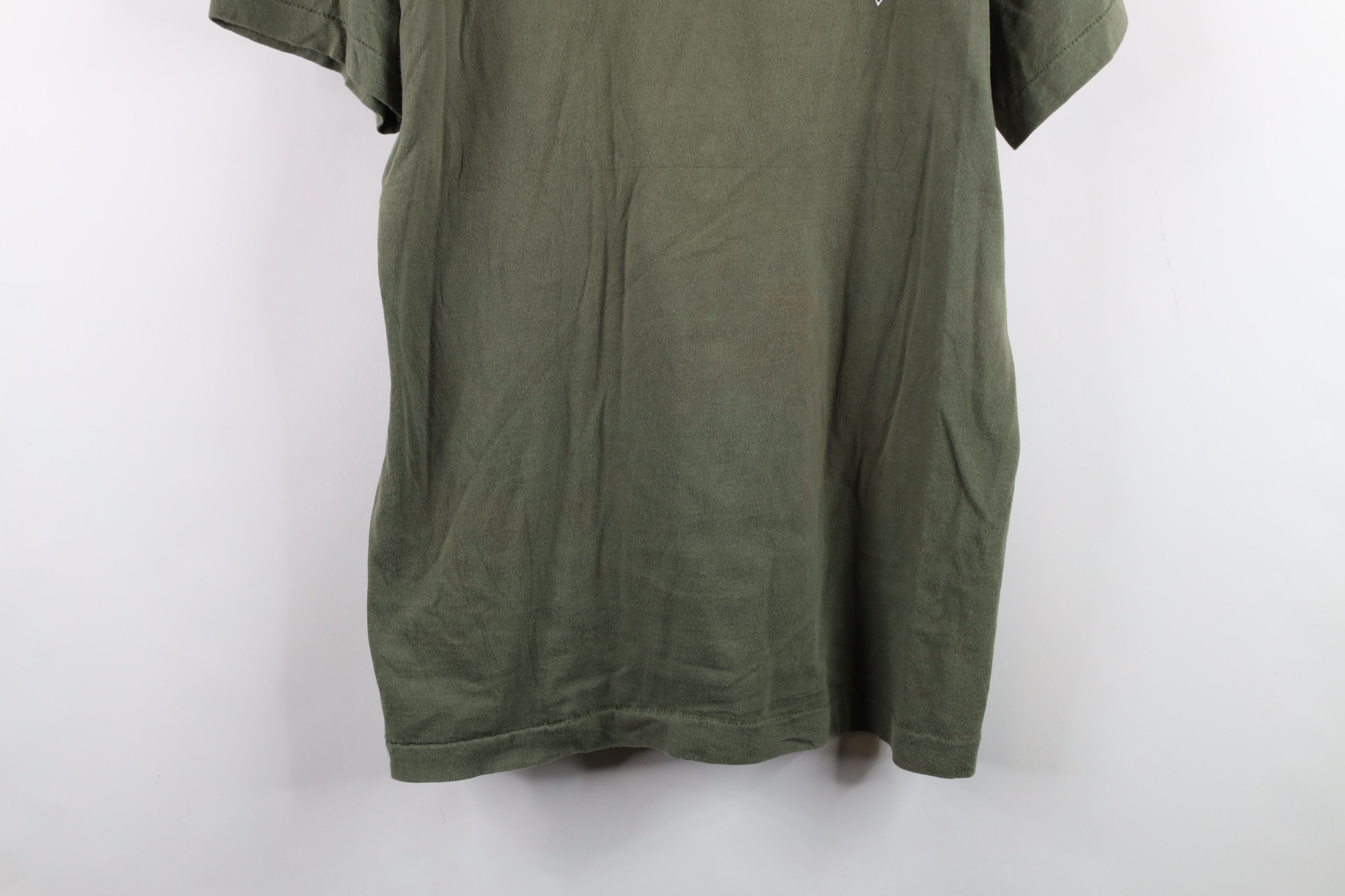 Vintage 90s Spell Dave Matthews Band DMB T-Shirt Green USA