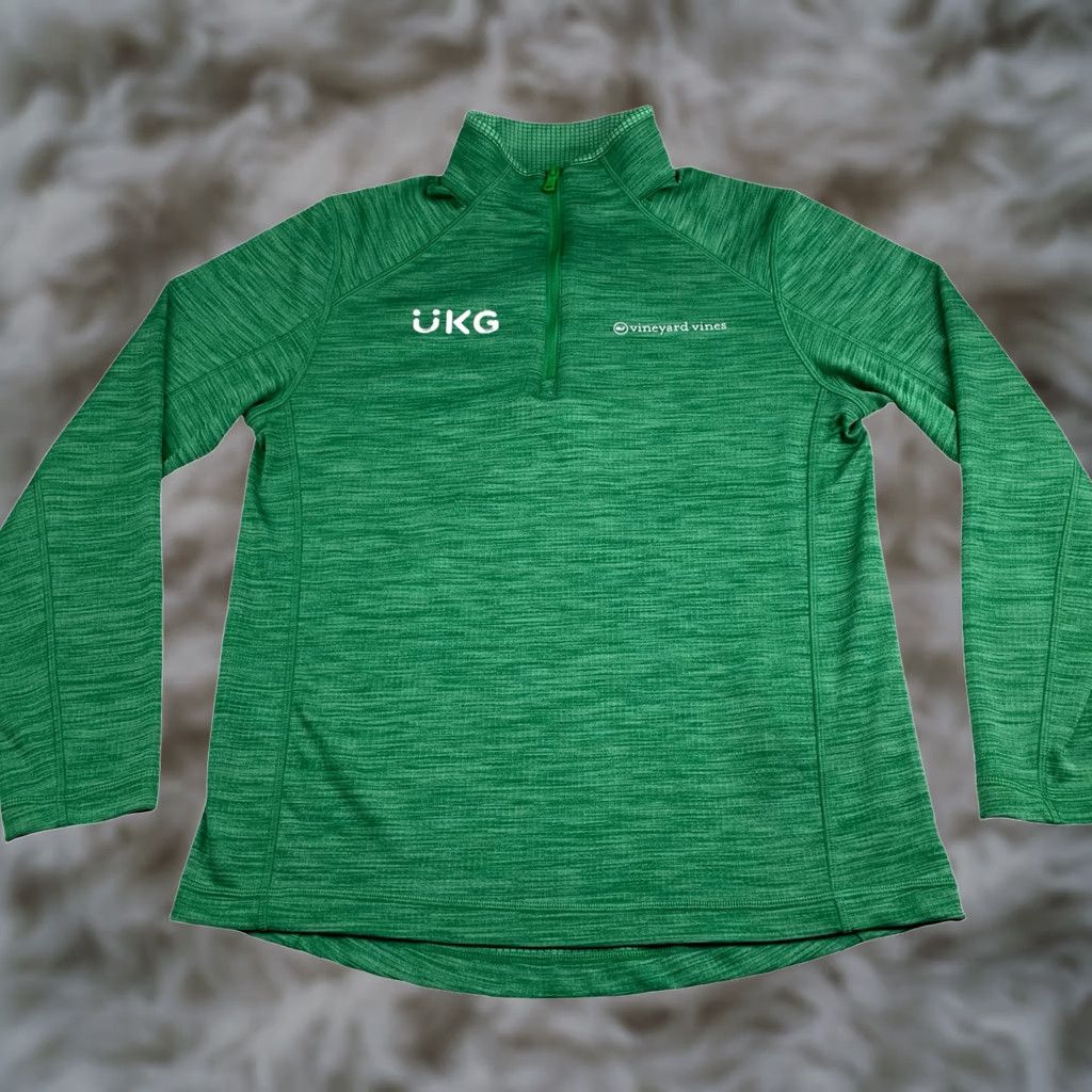 Vineyard Vines Vineyard Vines PGA Tour Issued UKG 1/4 Zip Pullover Green Small Men’s Mock Neck Thermal Lined Golf Activewear Size US S / EU 44-46 / 1 - 1 Thumbnail