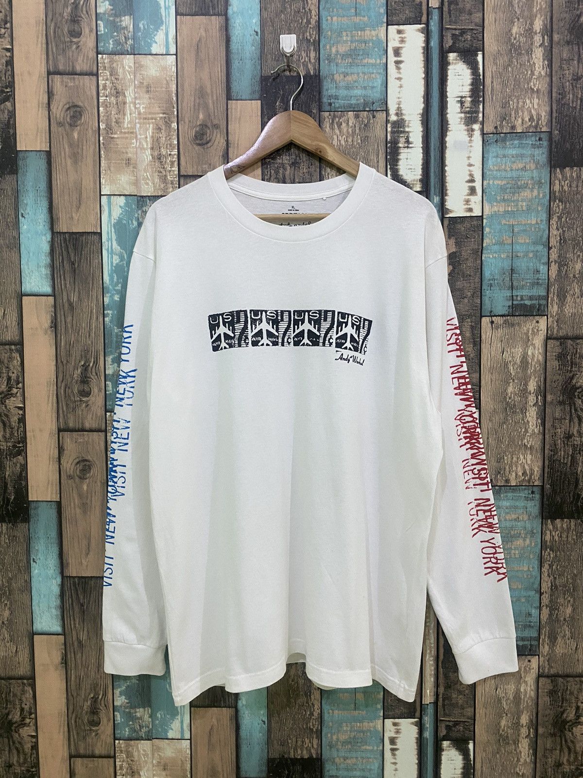 Andy Warhol × Uniqlo Andy Warhol X Uniqlo Long Sleeve T Shirt Size US XL / EU 56 / 4 - 1 Thumbnail