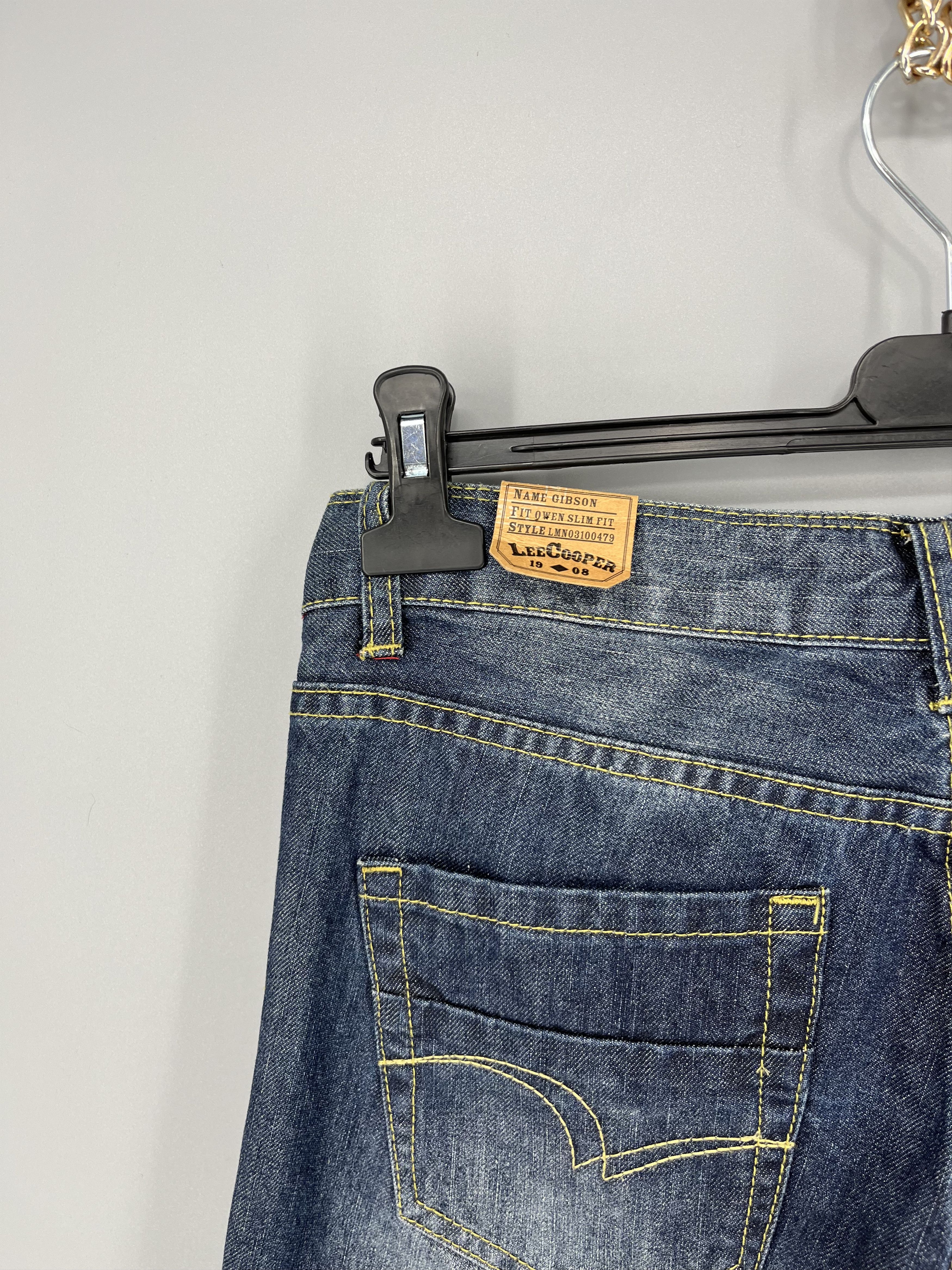 Japanese Brand × Lee NEW! Distressed Lee Cooper Stone Washed Denim Ripped Jean Size US 30 / EU 46 - 10 Thumbnail
