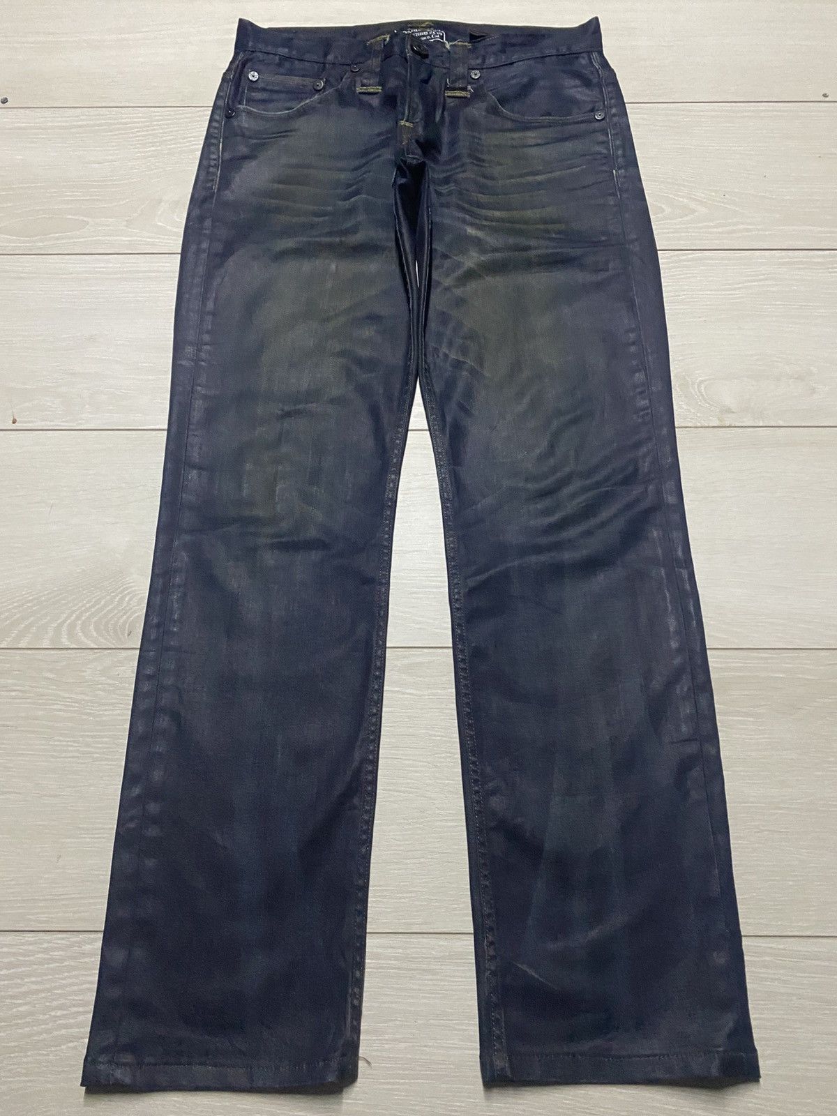Levi's Levis Y2K Black Denim Distressed Slim Fit Jeans Size US 30 / EU 46 - 1 Thumbnail