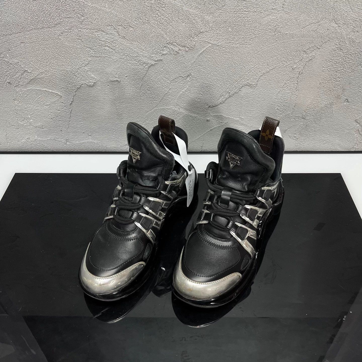 Louis Vuitton LV Archlight Black Silver Dad Sneakers 36.5 Size US 5.5 / IT 35.5 - 1 Thumbnail