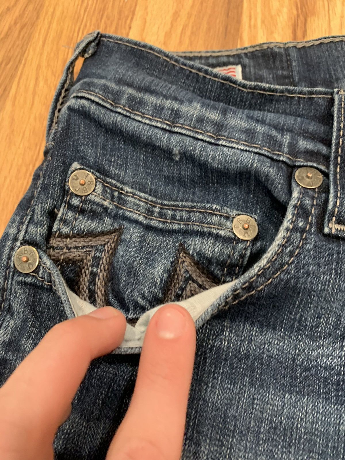 True Religion × Vintage Vintage True Religion Danny Jean Size US 32 / EU 48 - 4 Thumbnail