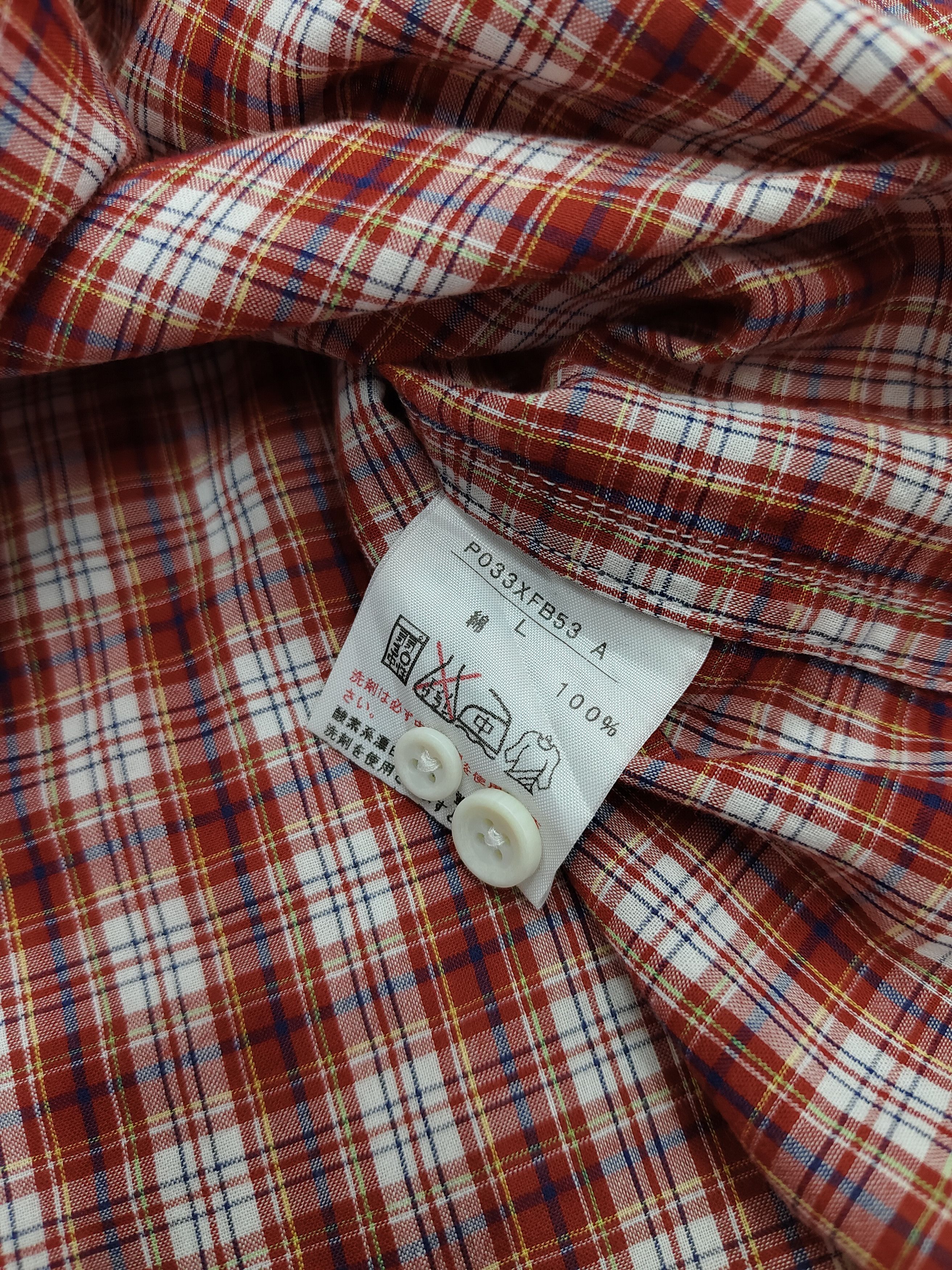Karl Helmut 🇯🇵Karl Helmut🇯🇵 Dogs Embroidered Tartan Shirt Size US L / EU 52-54 / 3 - 6 Thumbnail