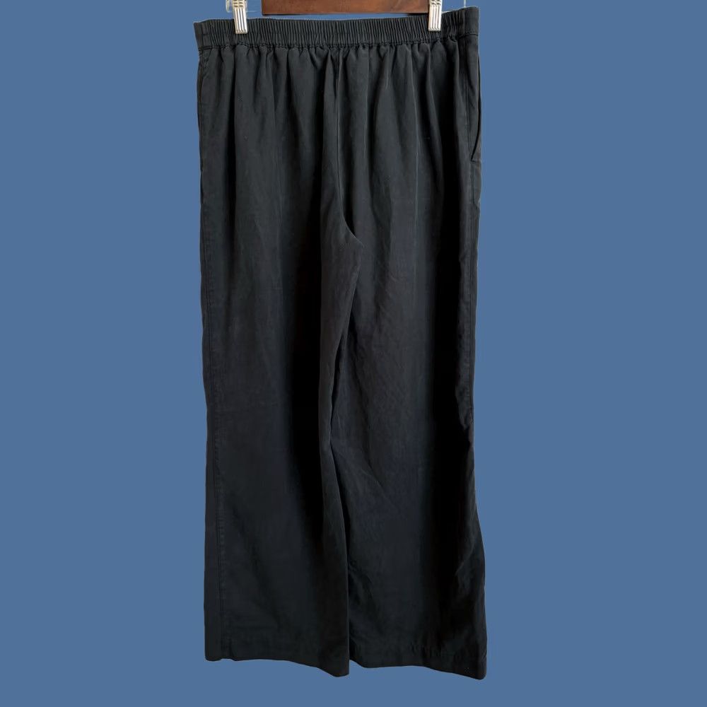 Madewell Madewell Black Wide Leg Pants Womens M Pull On Relaxed Size 32" / US 10 / IT 46 - 1 Thumbnail