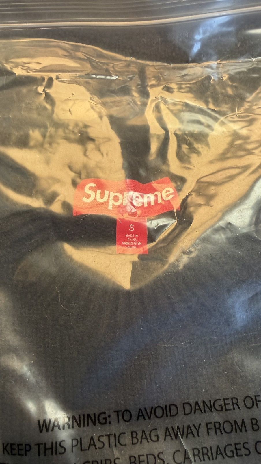 Supreme FW25 SUPREME ANGORA SCRIPT SWEATER (BLACK) (S) Size US S / EU 44-46 / 1 - 4 Thumbnail