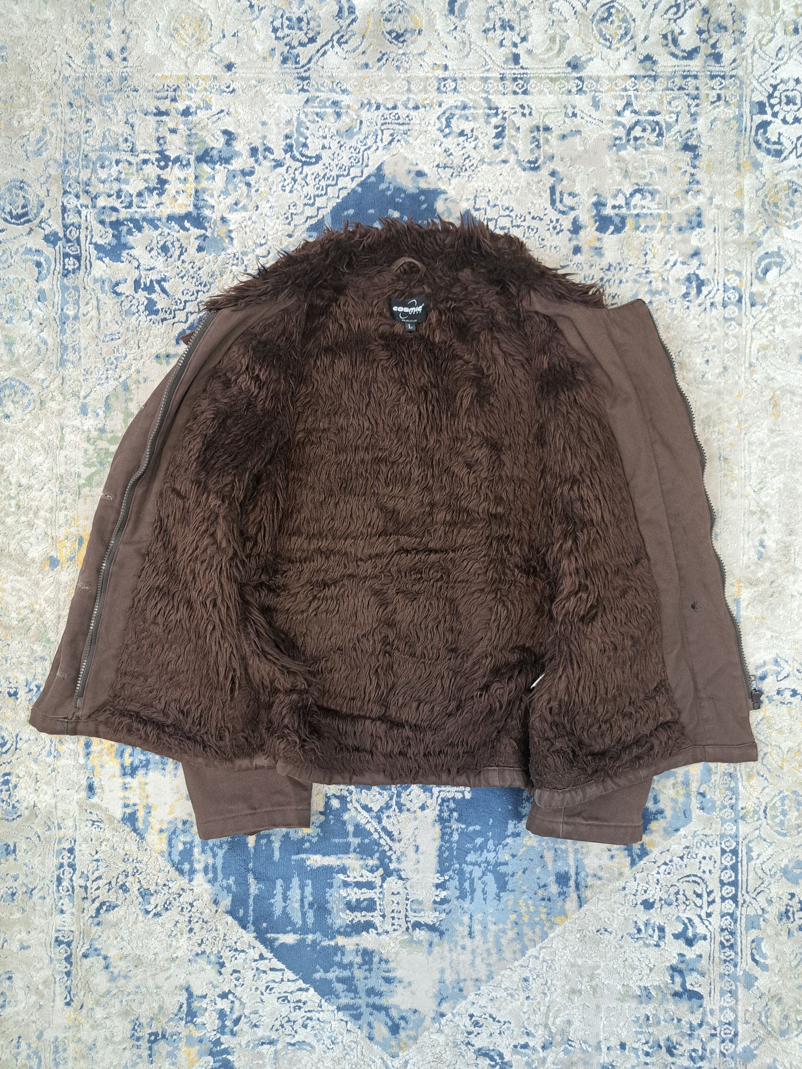 Japanese Brand Avant Garde Faux Fur Lined Cropped Jacket Size M / US 6-8 / IT 42-44 - 3 Thumbnail