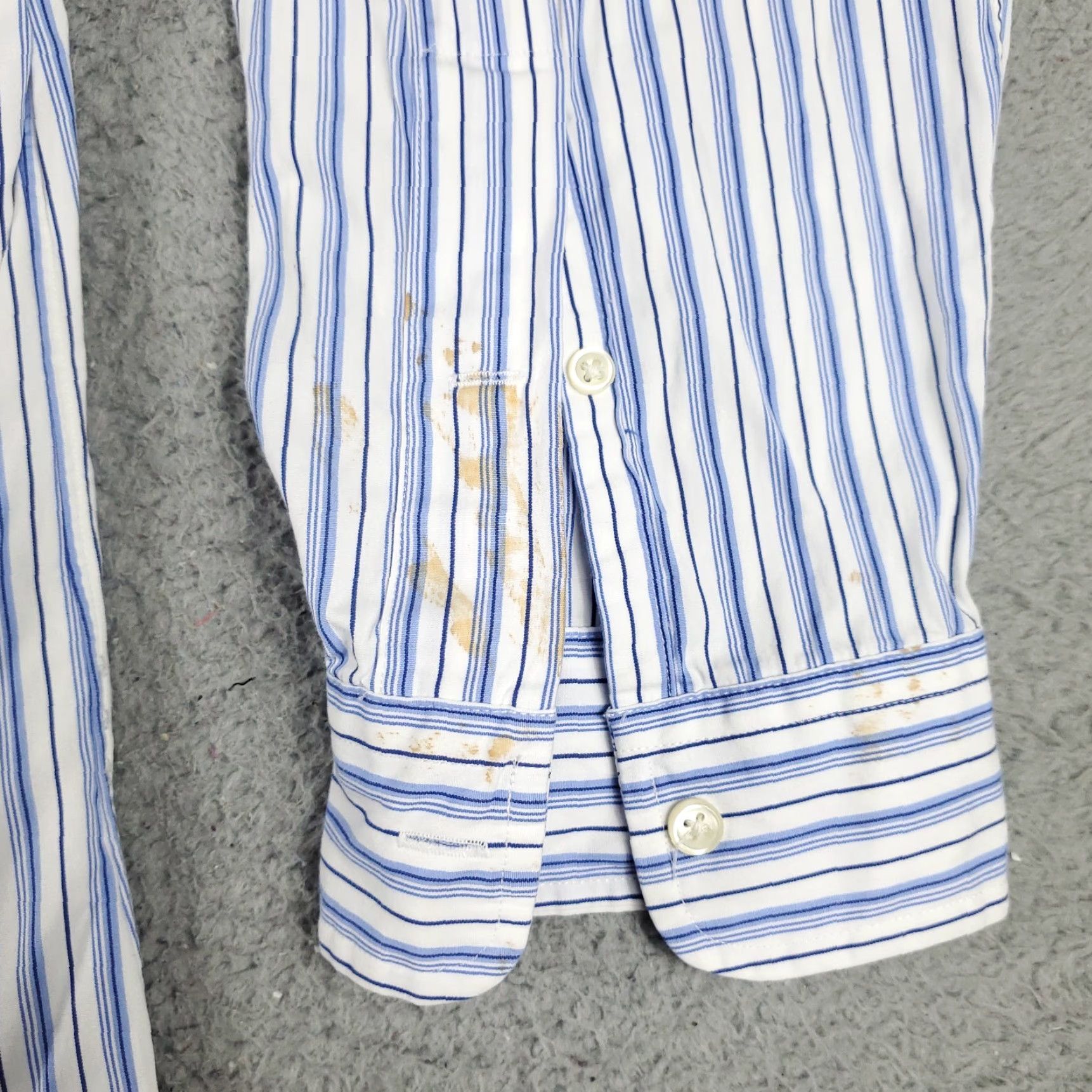 Ralph Lauren Ralph Lauren Shirt Mens XL Blue Striped Button-Down Casual Long Sleeve Pony Logo Classic Preppy 90s? (remove guess) Size US XL / EU 56 / 4 - 3 Thumbnail