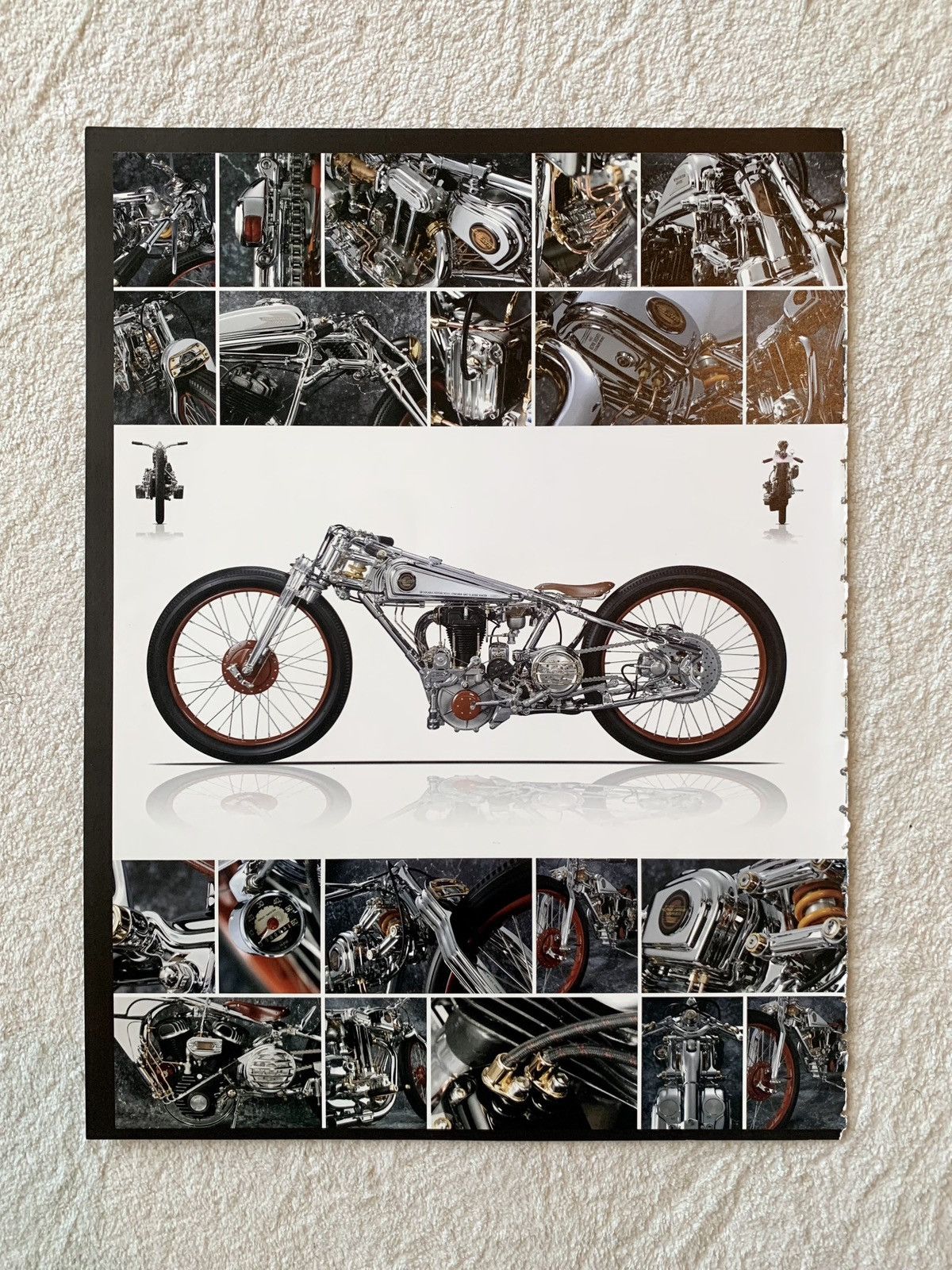 Chrome Hearts Chrome Hearts Bike rare 8x11 cutout Poster | Grailed