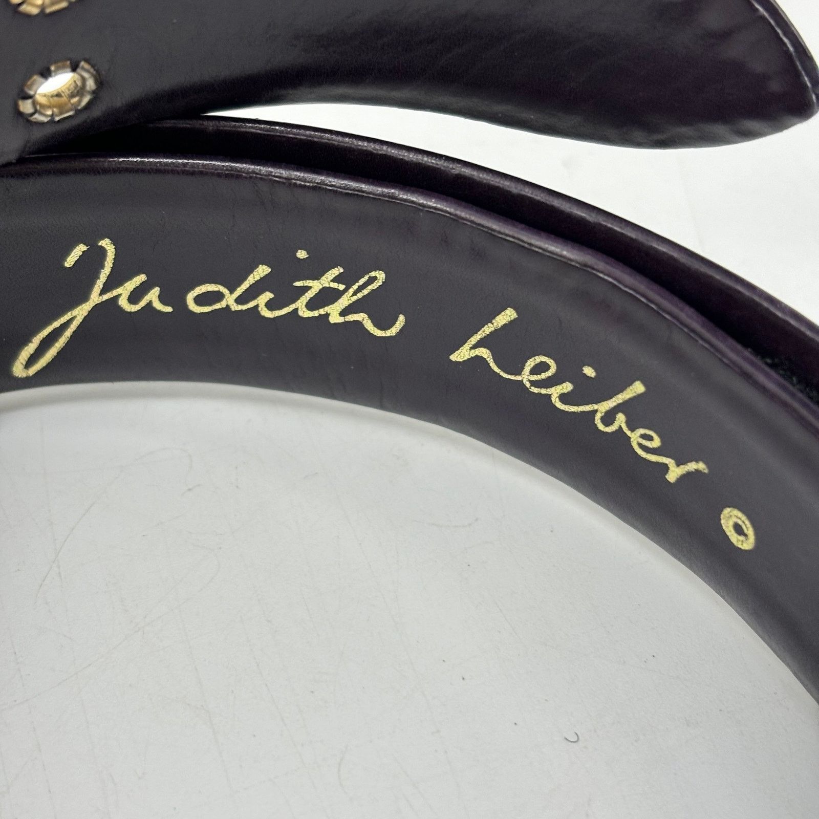 Judith Leiber Judith Leiber Amethyst Gem Deep Purple Belt Expandable OS Size ONE SIZE - 3 Thumbnail