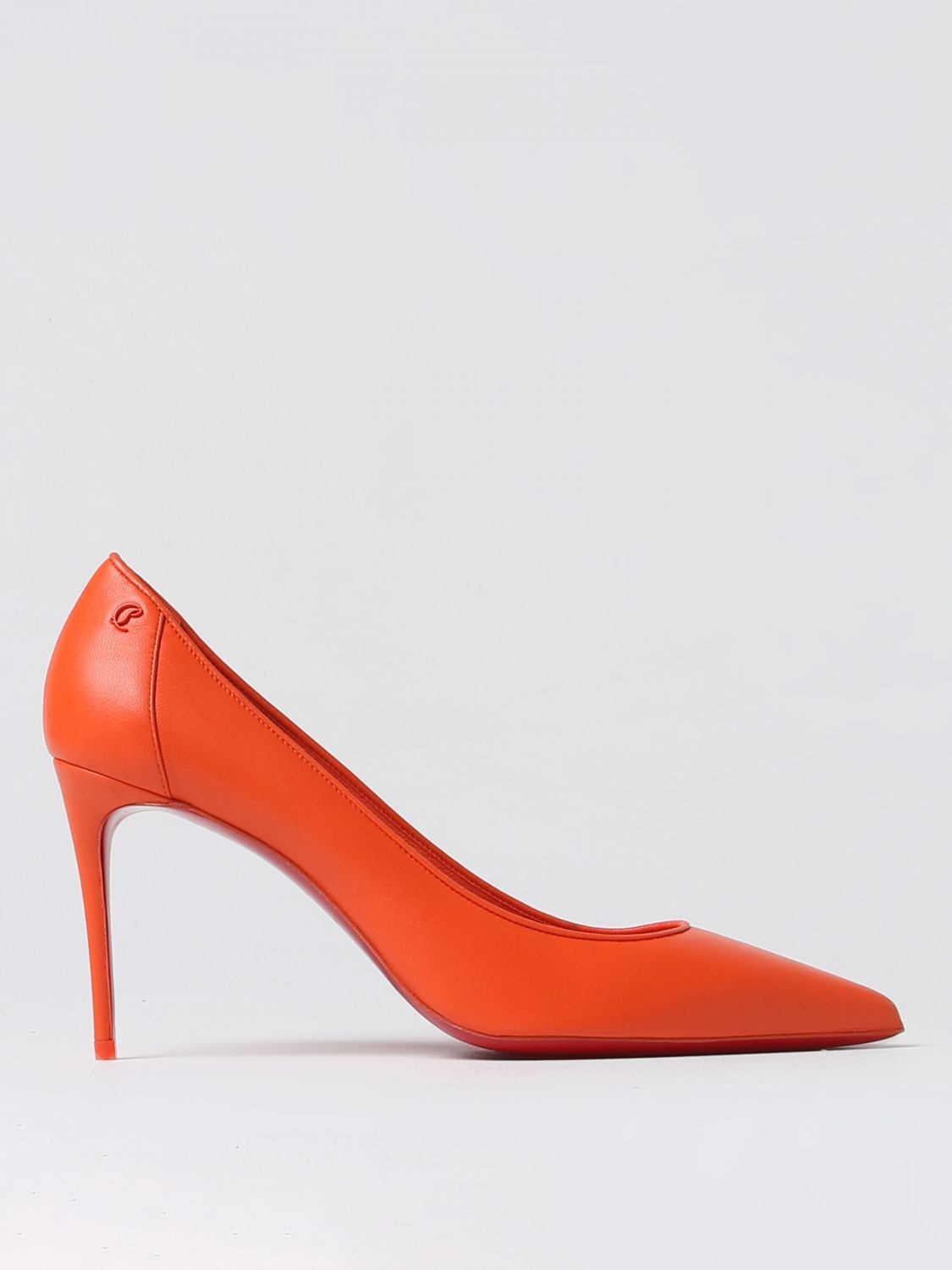 image of Christian Louboutin High Heel Shoes Woman Tangerine, Women's (Size 6)