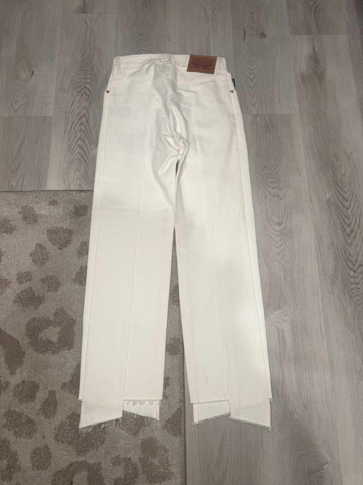 Levi's × Vetements s/s 2017 white reconstructed denim!! Size US 28 / EU 44 - 4 Thumbnail