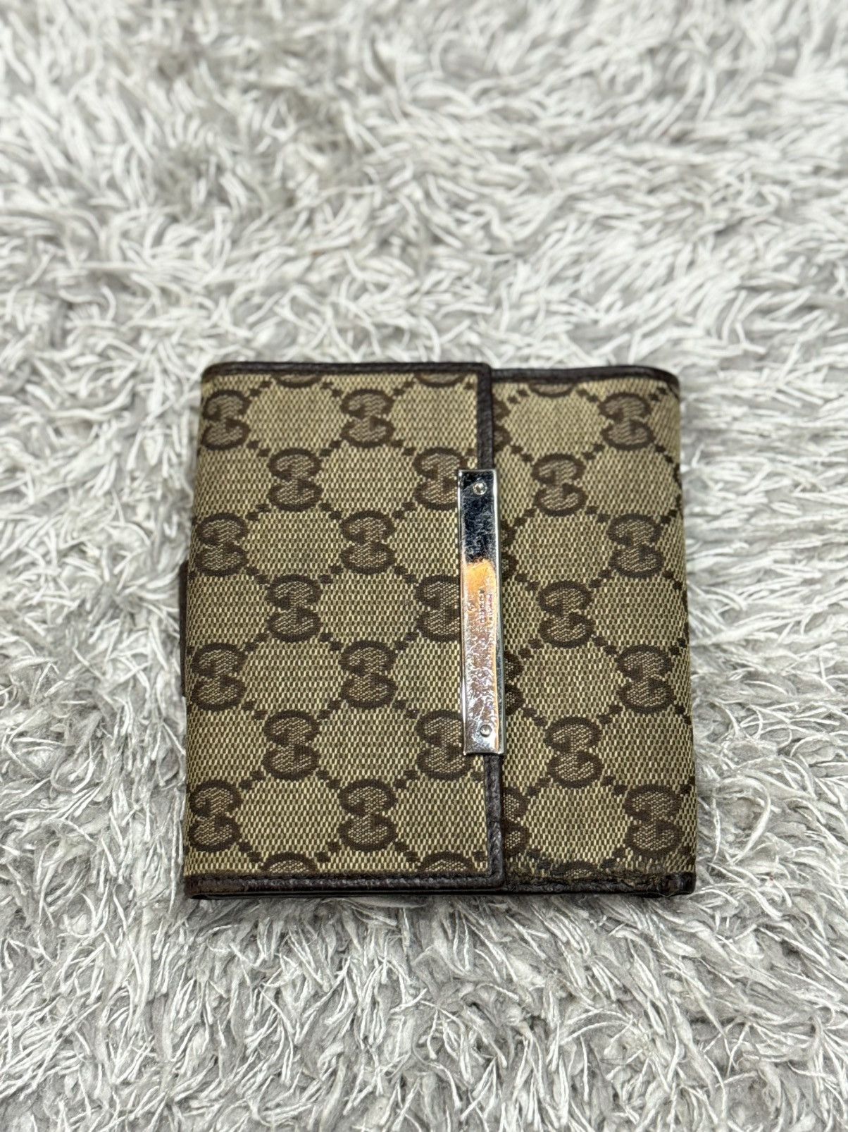 Gucci VINTAGE GUCCI GG CANVAS BI-FOLD WALLET Size ONE SIZE - 1 Thumbnail
