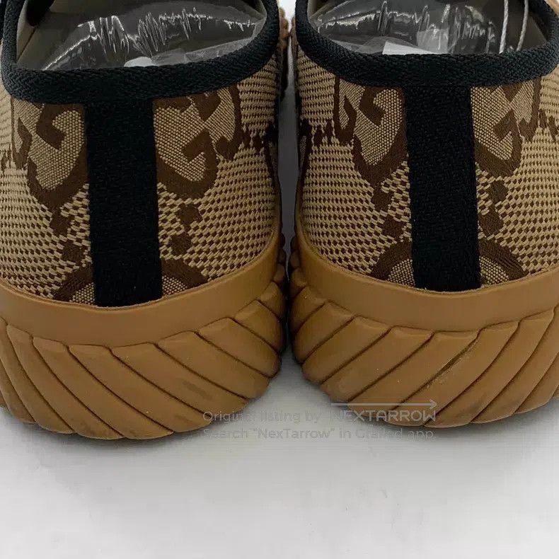 Gucci Gucci Dark brown double G jacquard lace-up casual flat boa Size US 7 / EU 40 - 9 Thumbnail
