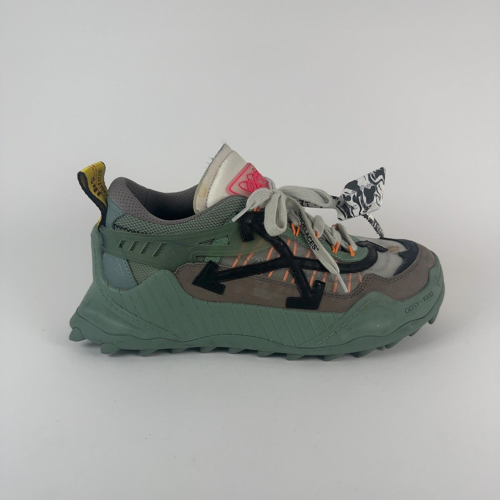 Off-White ODSY-1000 Mint Black Lowtop Sneakers