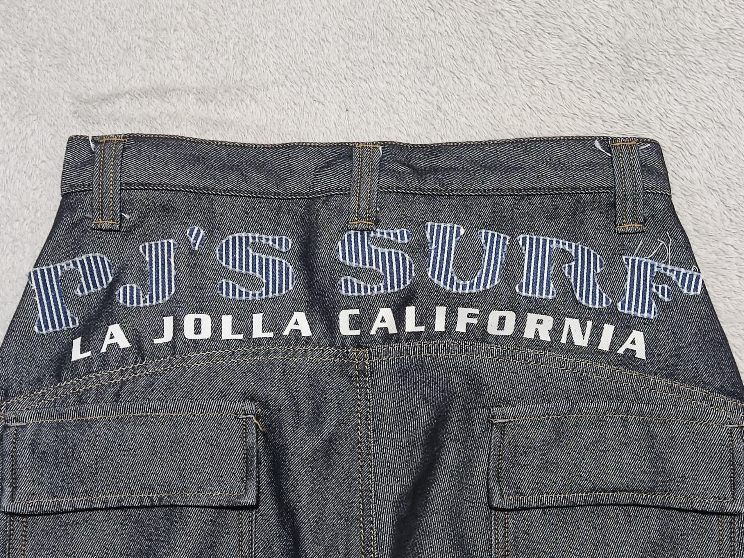 Japanese Brand PJ'S SURF Waxed La Jolla California Baggy Cargo Denim Pants Size US 30 / EU 46 - 13 Thumbnail